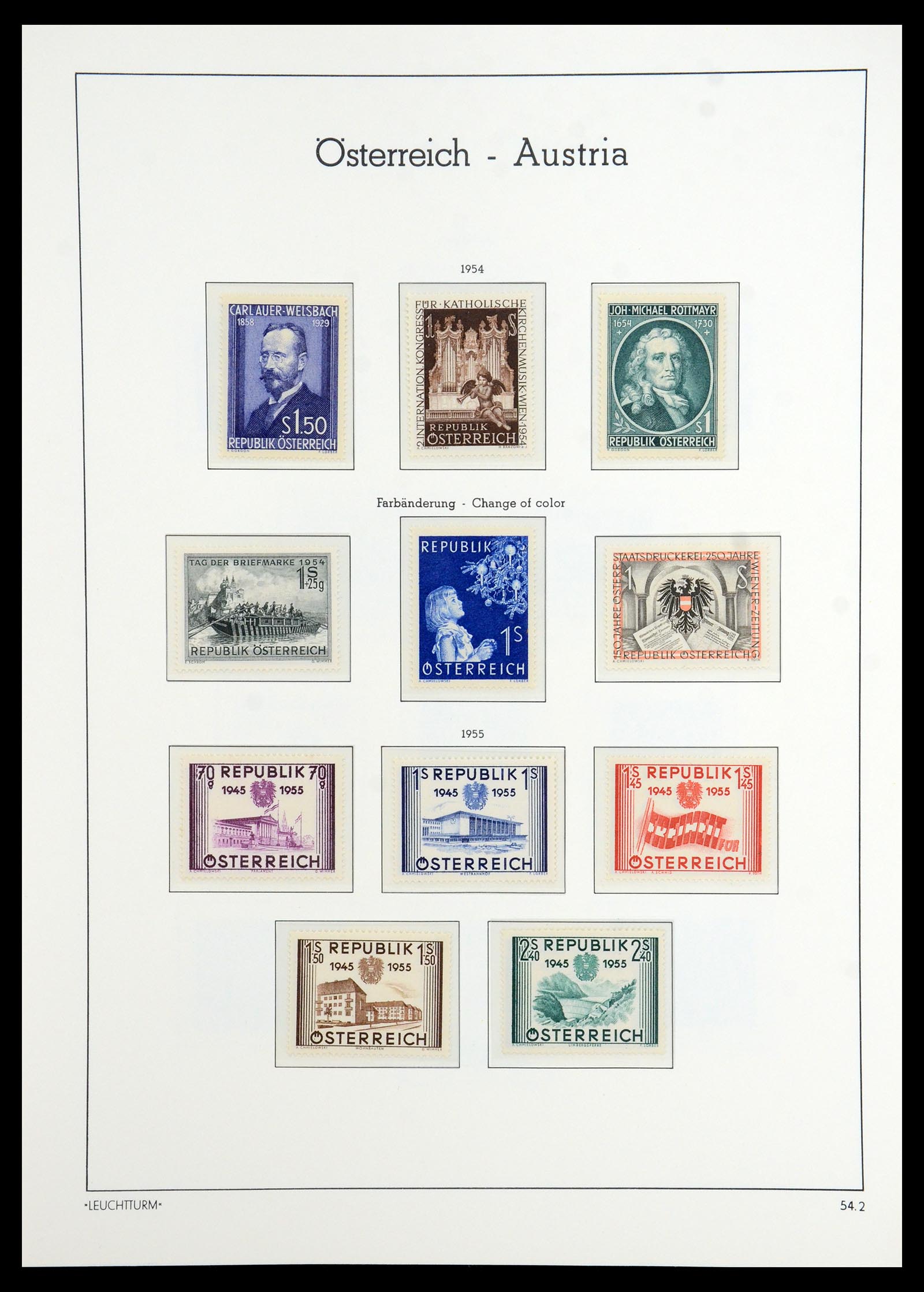 36318 038 - Stamp collection 36318 Austria 1945-1979.