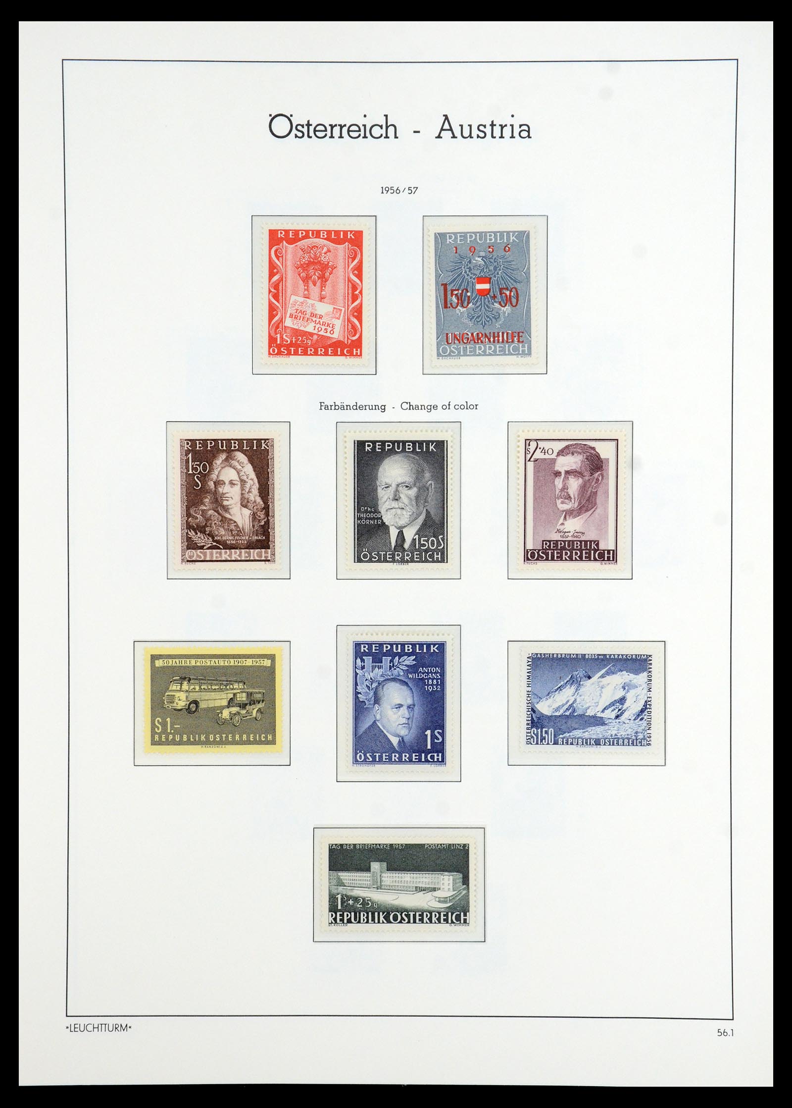 36318 040 - Stamp collection 36318 Austria 1945-1979.