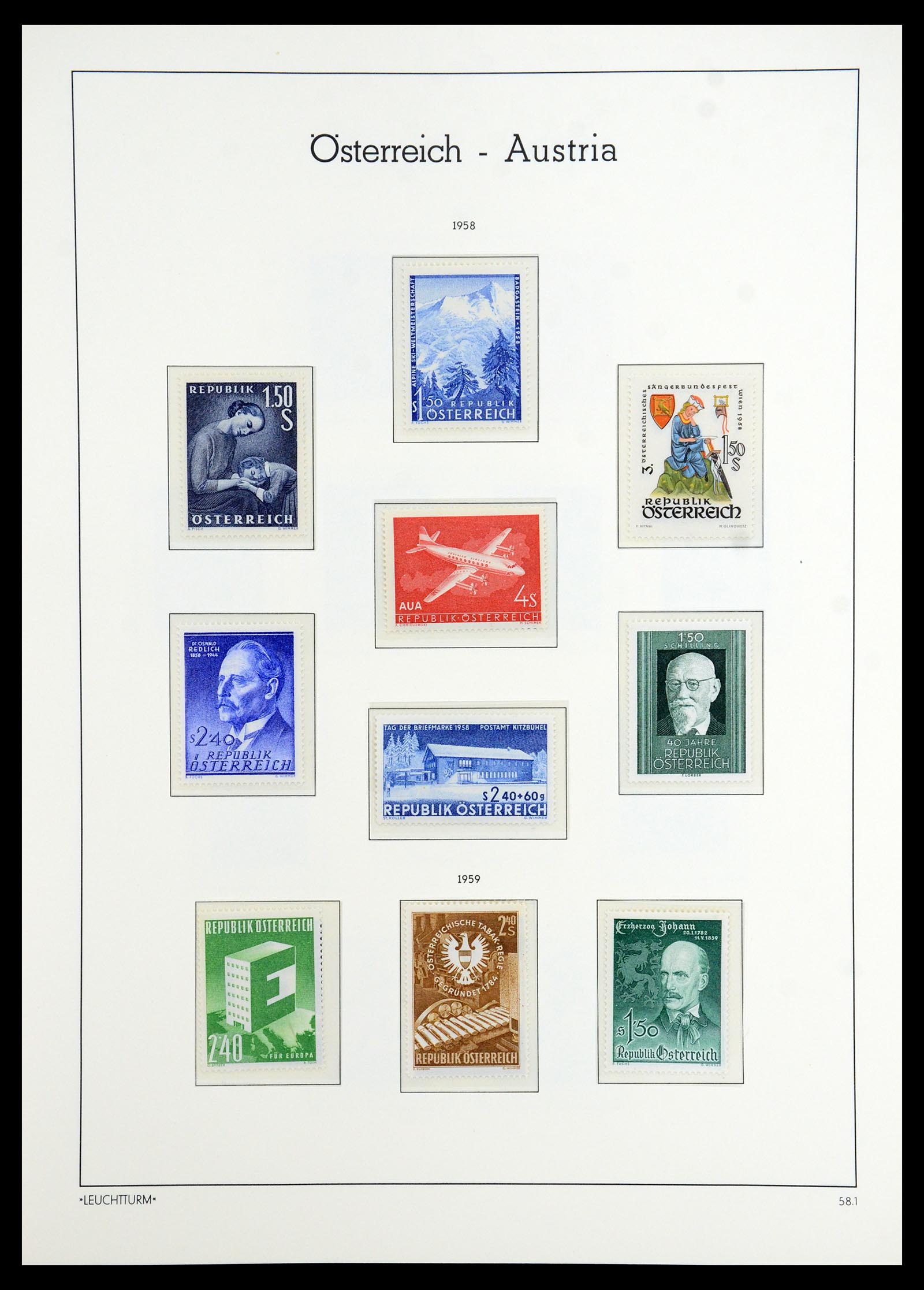 36318 042 - Stamp collection 36318 Austria 1945-1979.