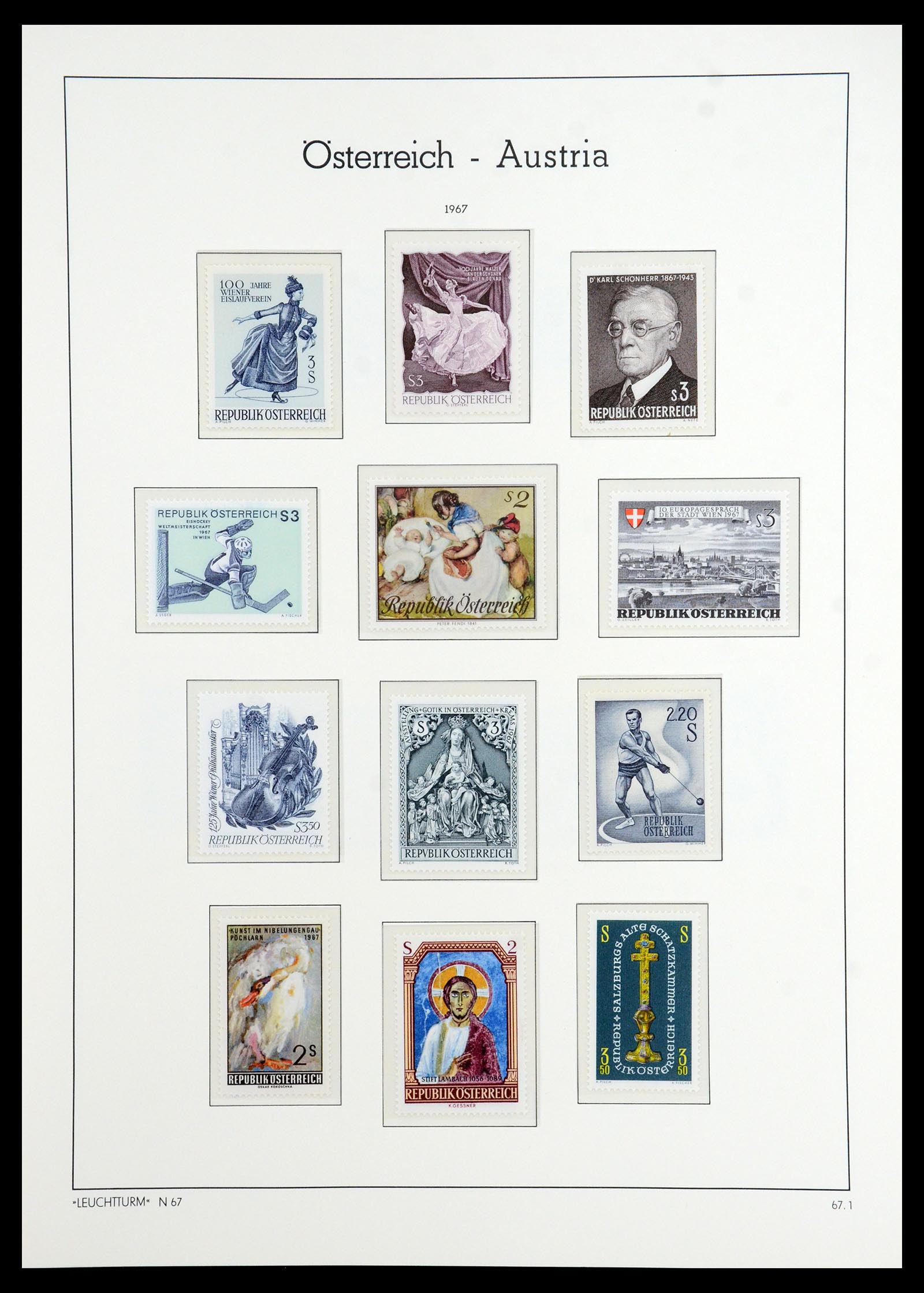 36318 064 - Stamp collection 36318 Austria 1945-1979.