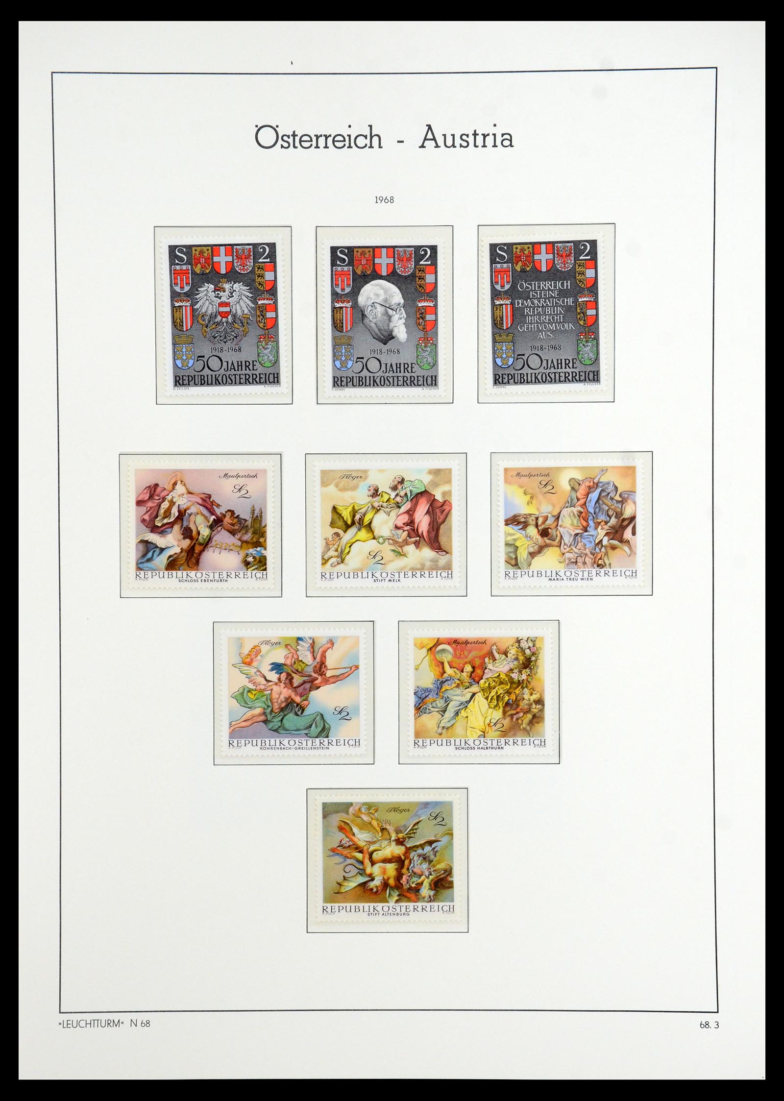 36318 068 - Stamp collection 36318 Austria 1945-1979.