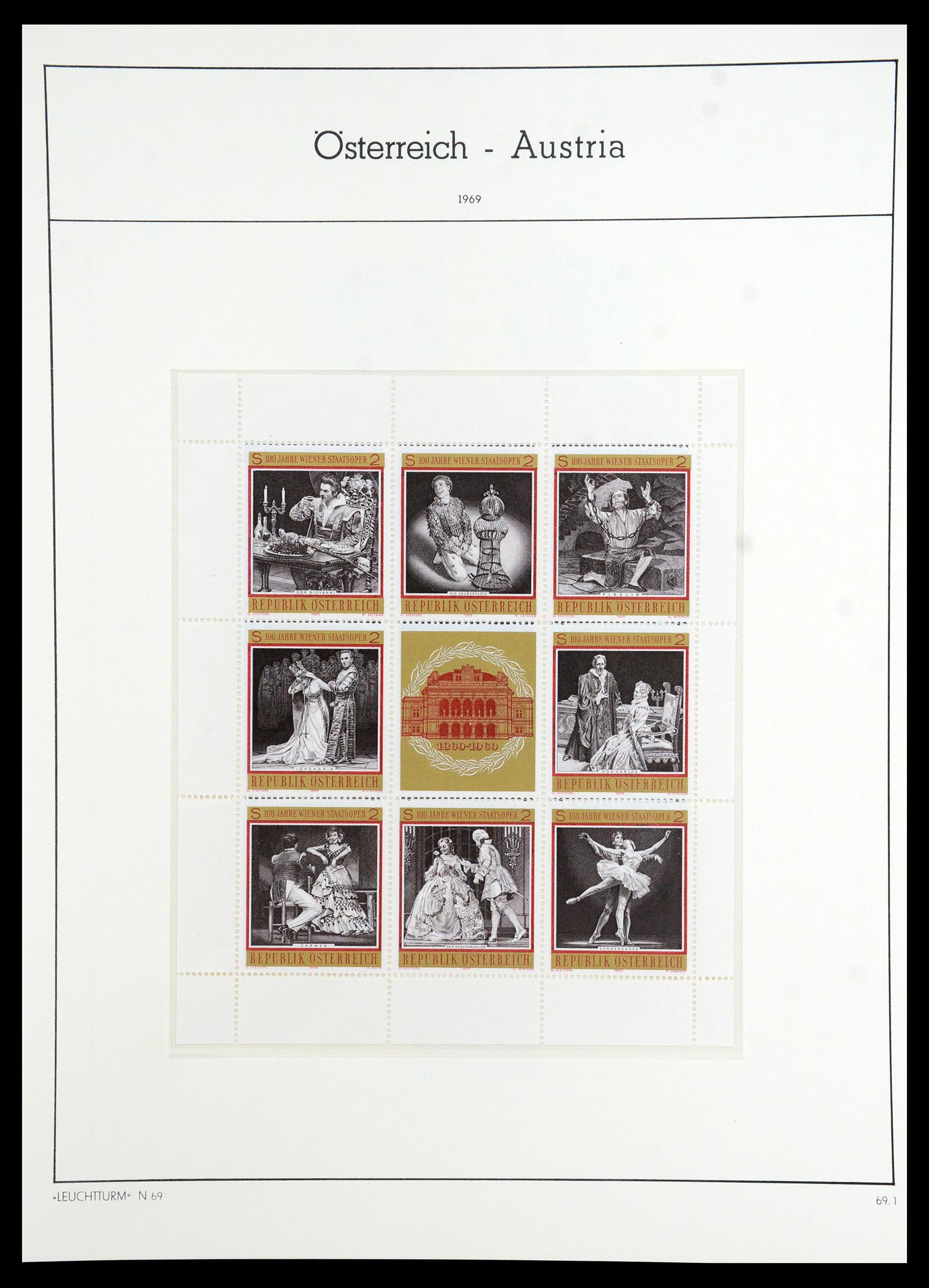 36318 069 - Postzegelverzameling 36318 Oostenrijk 1945-1979.