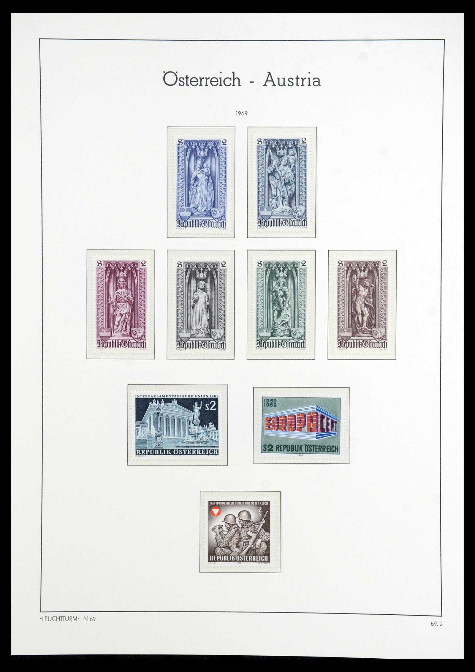 36318 071 - Postzegelverzameling 36318 Oostenrijk 1945-1979.