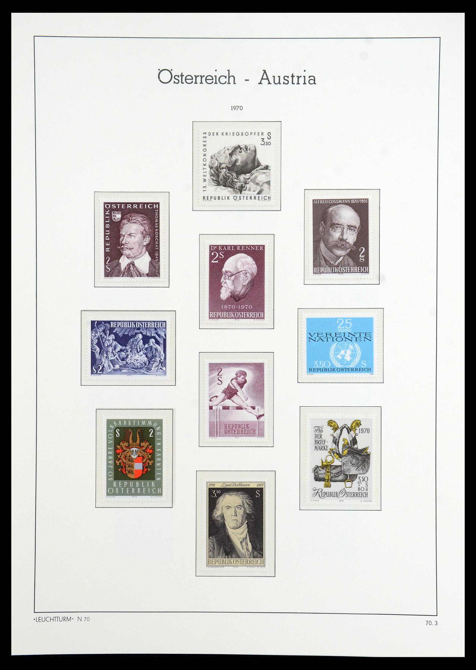 36318 076 - Postzegelverzameling 36318 Oostenrijk 1945-1979.