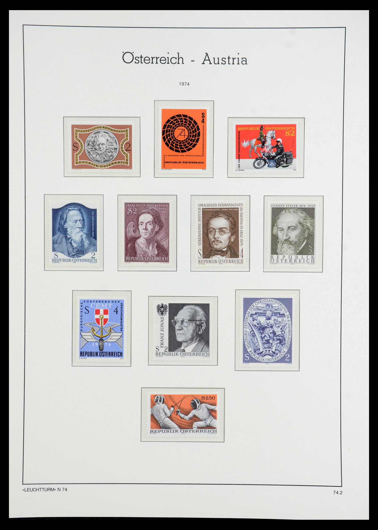 36318 087 - Postzegelverzameling 36318 Oostenrijk 1945-1979.