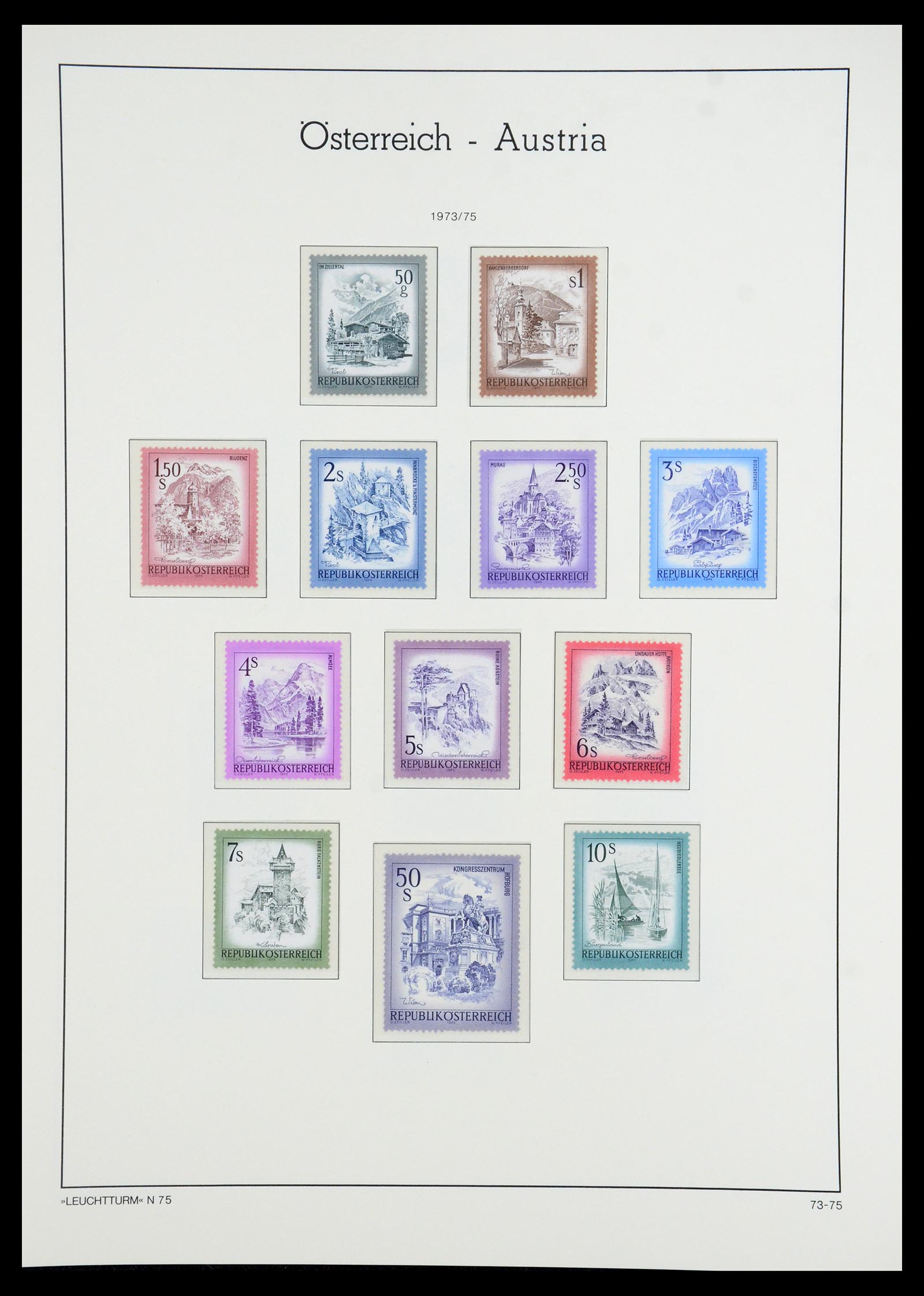 36318 089 - Postzegelverzameling 36318 Oostenrijk 1945-1979.
