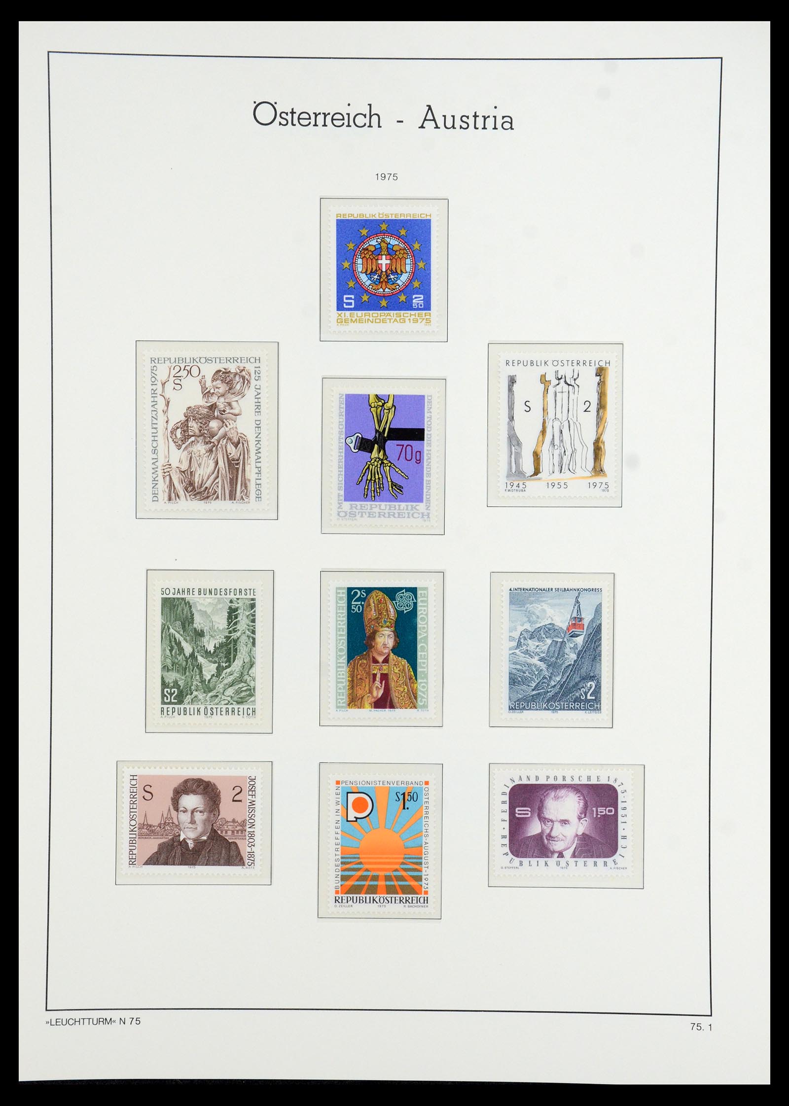 36318 090 - Postzegelverzameling 36318 Oostenrijk 1945-1979.