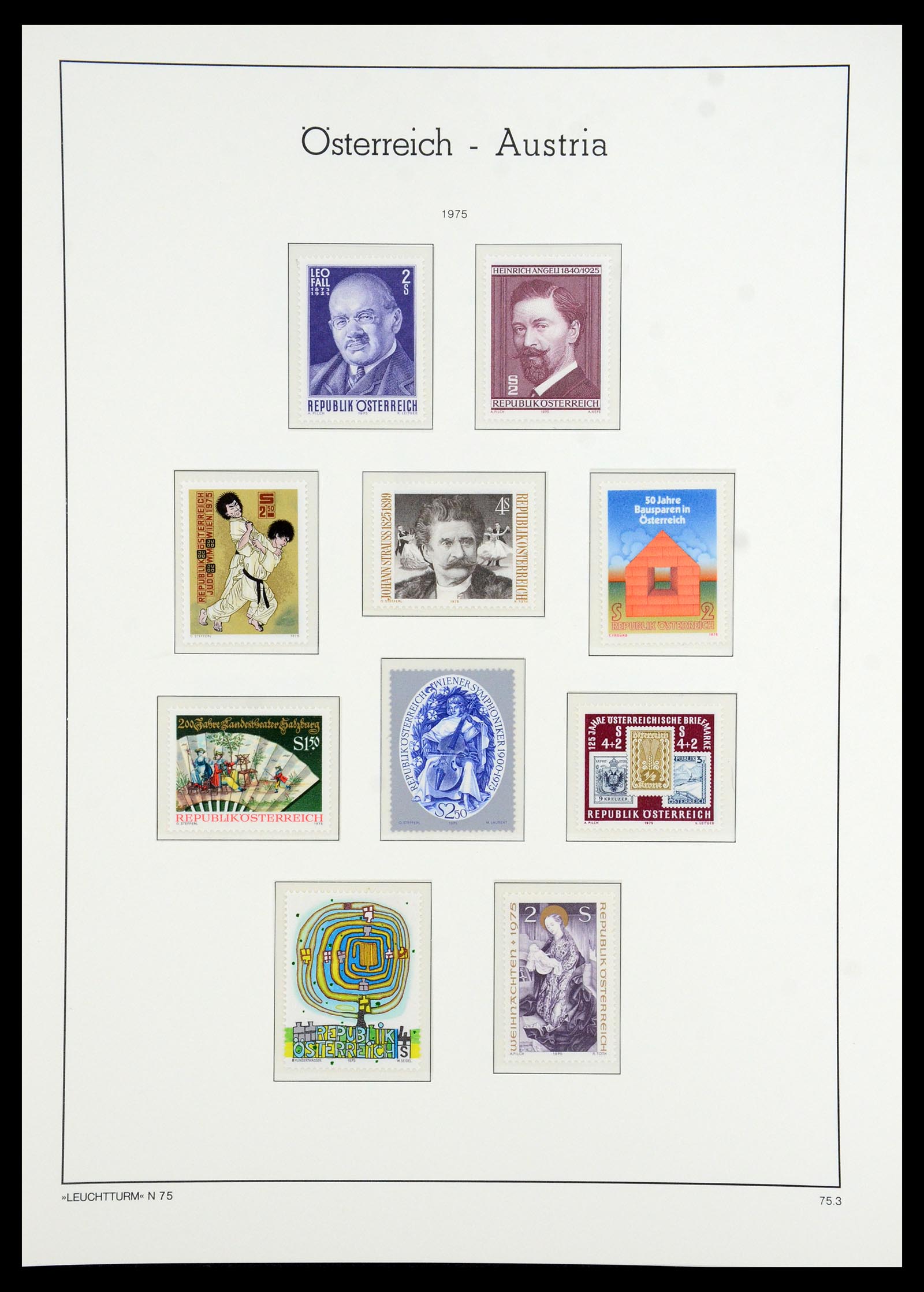 36318 092 - Postzegelverzameling 36318 Oostenrijk 1945-1979.