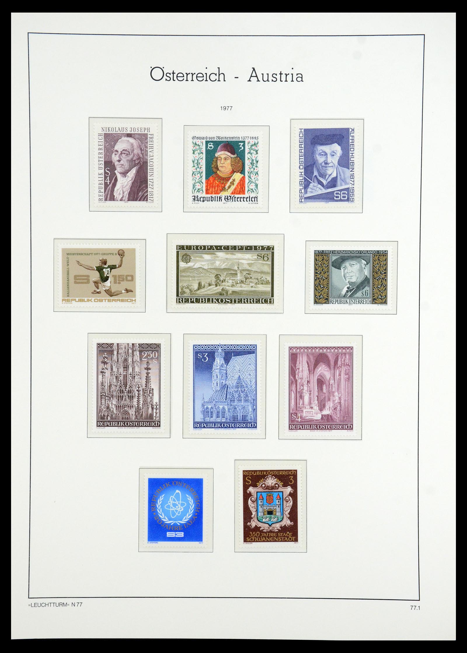 36318 098 - Postzegelverzameling 36318 Oostenrijk 1945-1979.