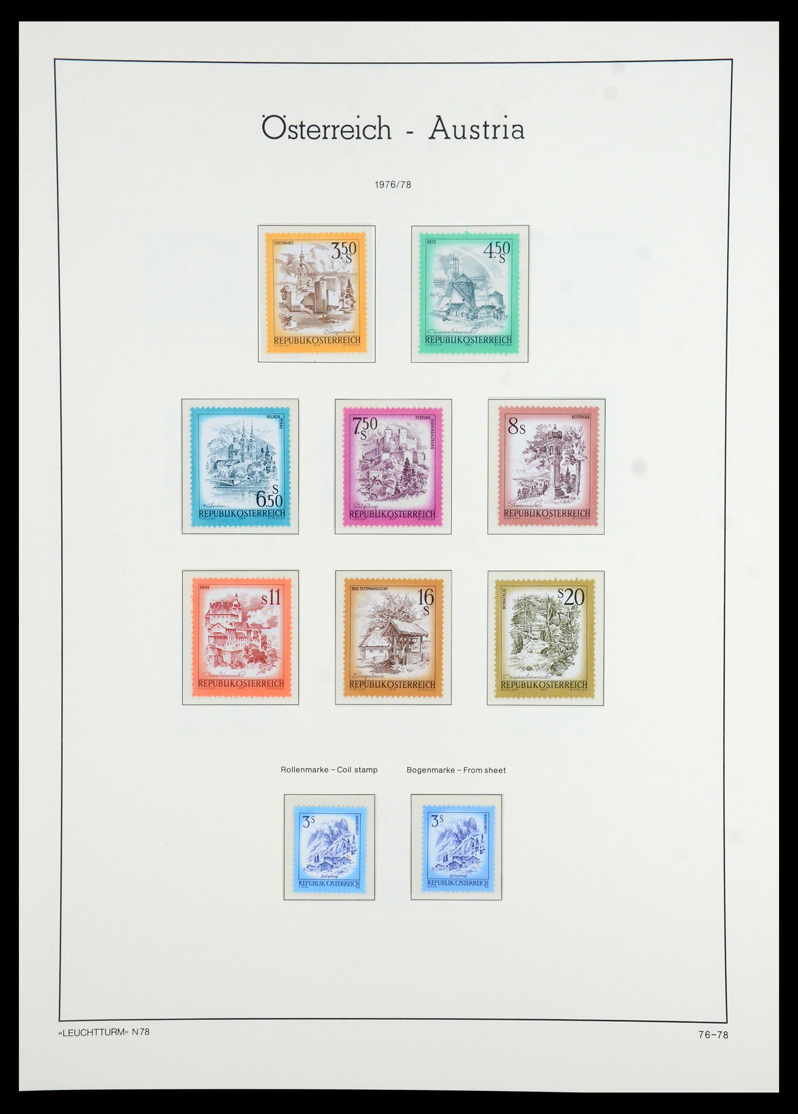 36318 100 - Postzegelverzameling 36318 Oostenrijk 1945-1979.