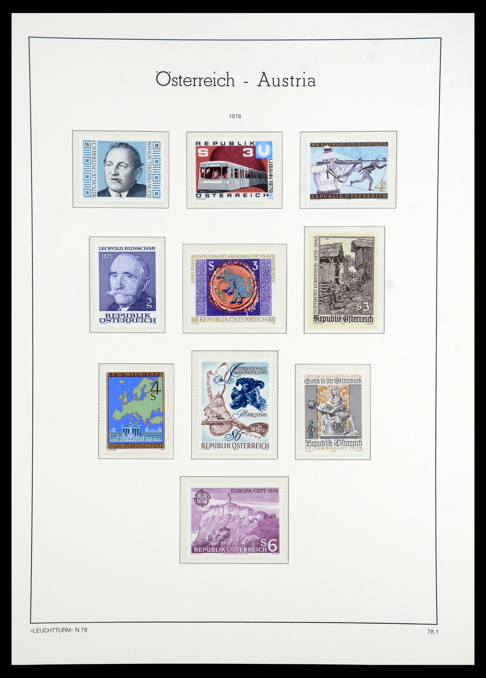 36318 101 - Postzegelverzameling 36318 Oostenrijk 1945-1979.