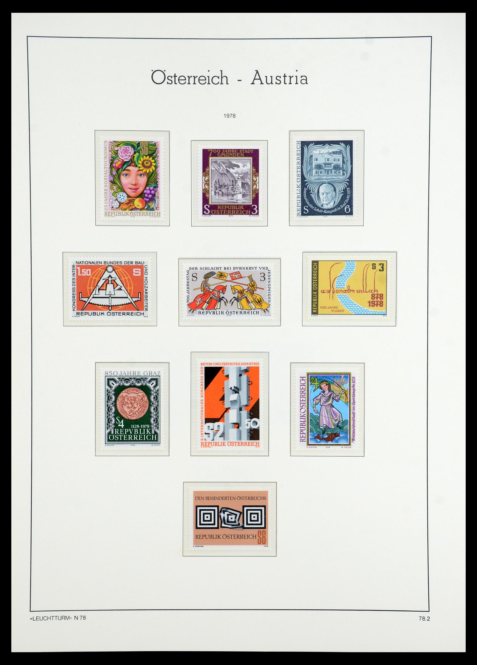 36318 102 - Postzegelverzameling 36318 Oostenrijk 1945-1979.