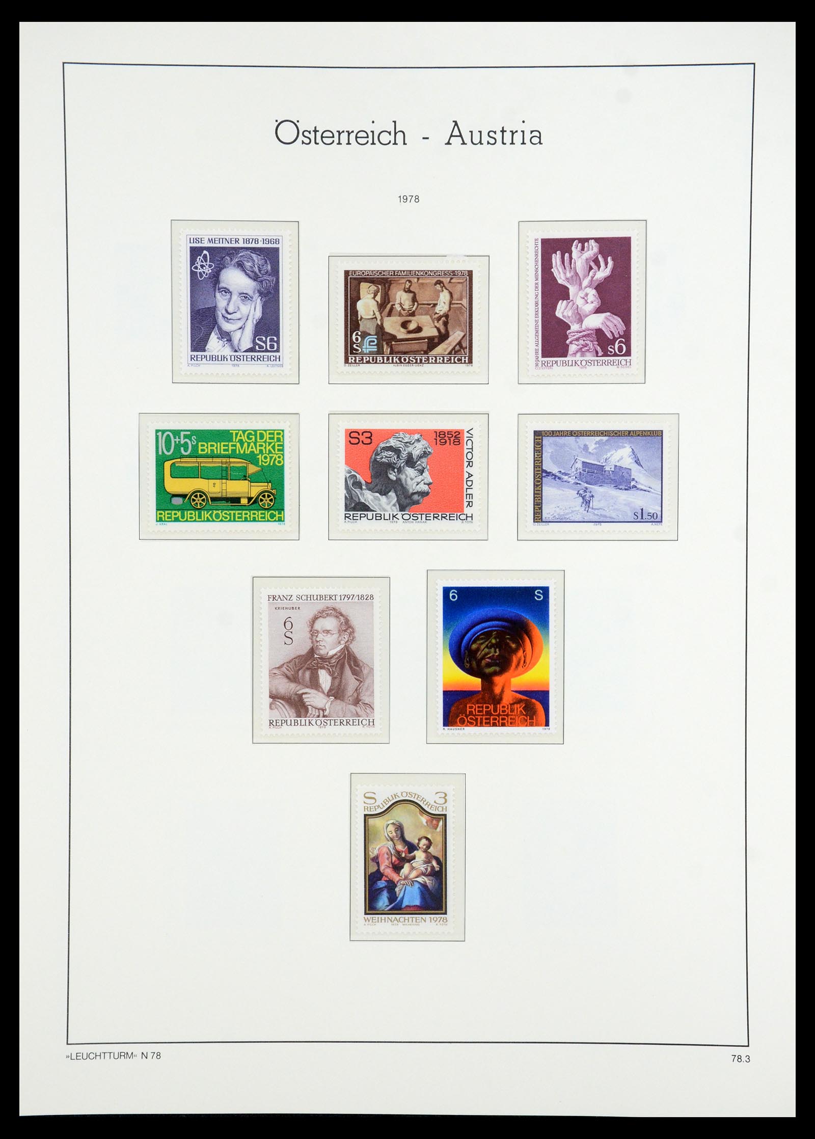 36318 103 - Postzegelverzameling 36318 Oostenrijk 1945-1979.