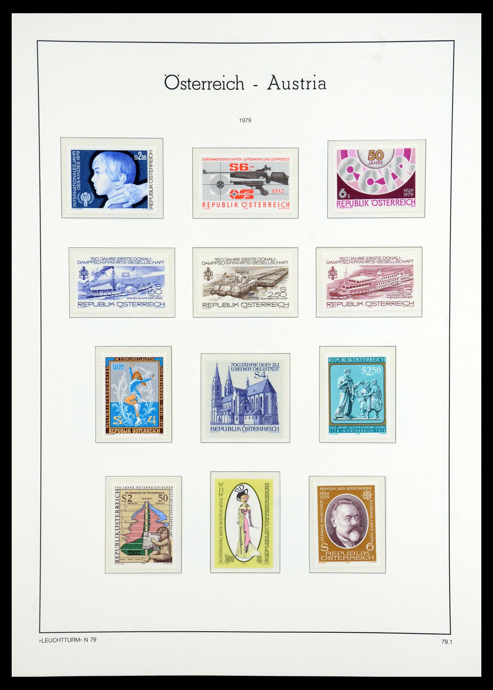 36318 104 - Postzegelverzameling 36318 Oostenrijk 1945-1979.