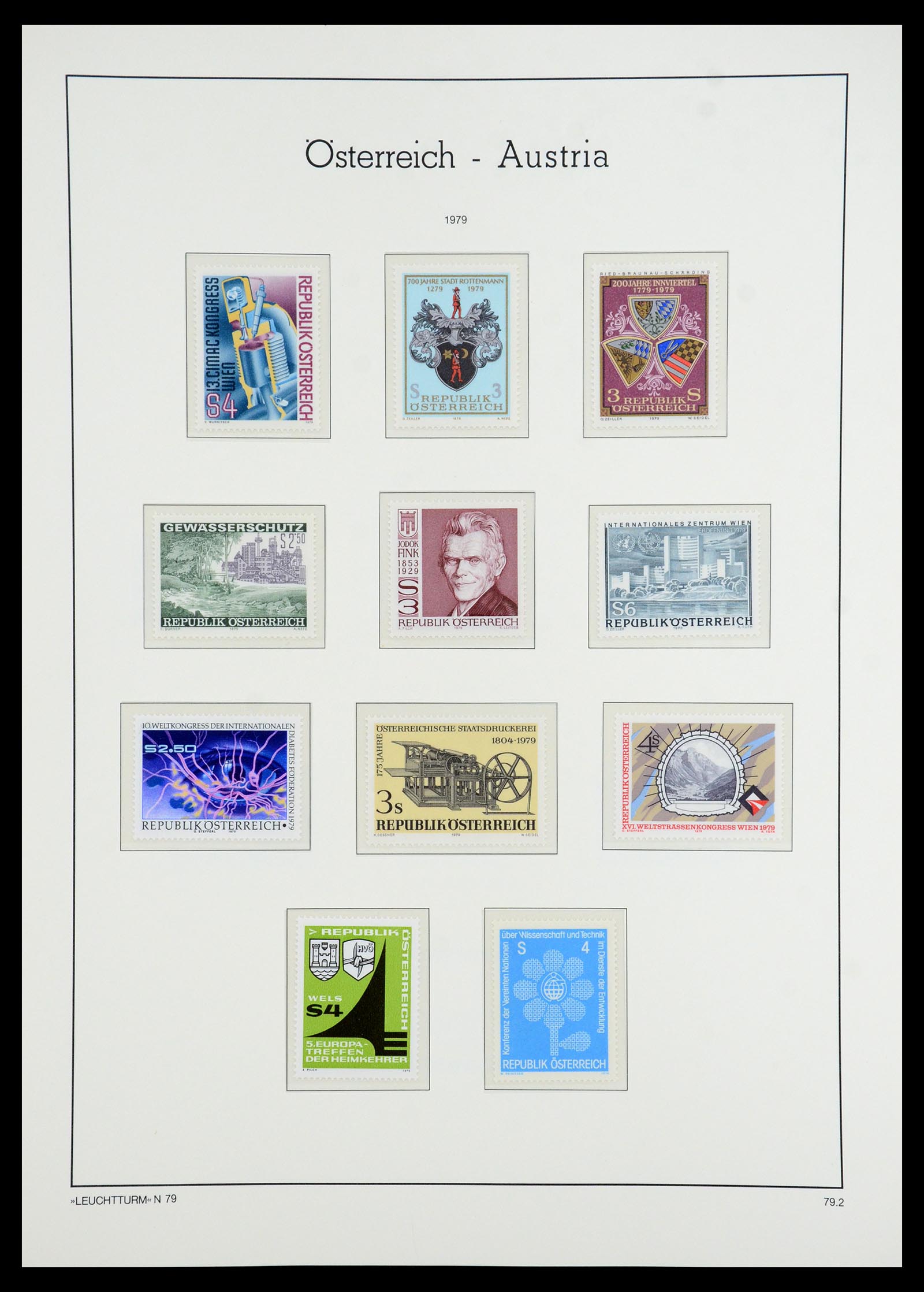 36318 105 - Postzegelverzameling 36318 Oostenrijk 1945-1979.