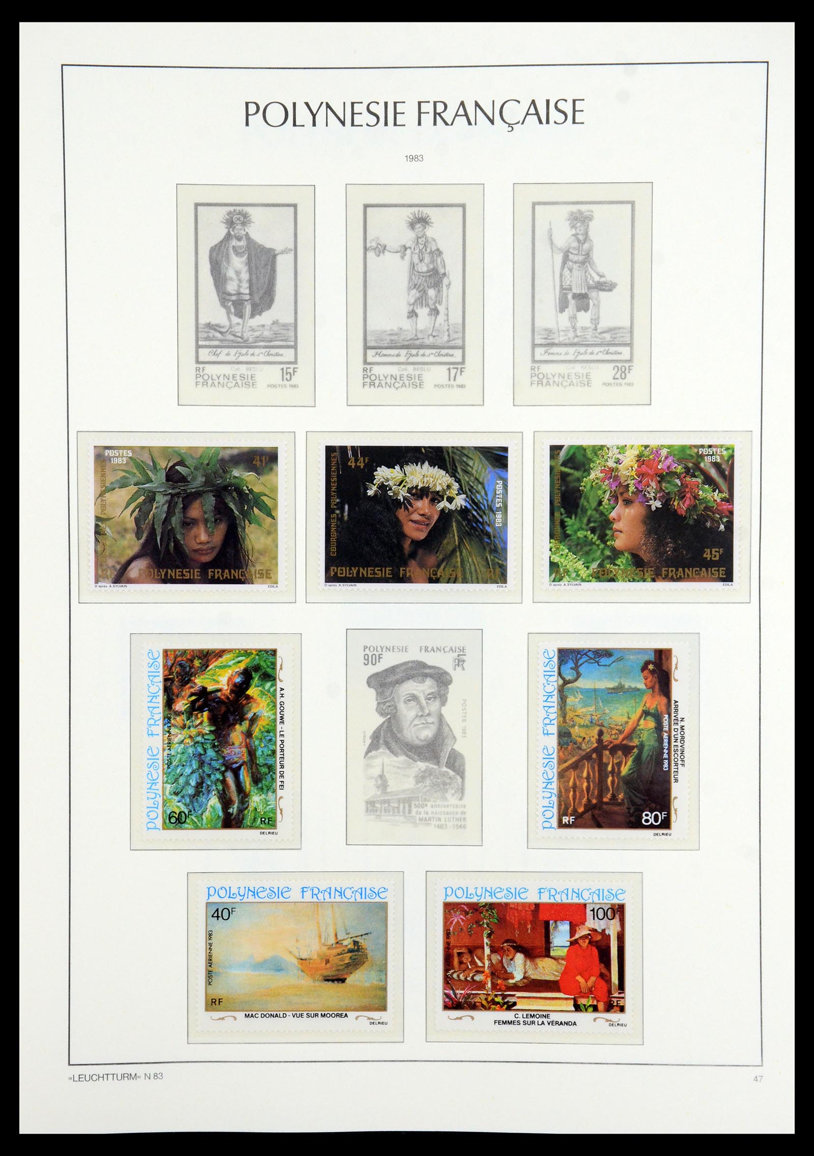 36320 045 - Postzegelverzameling 36320 Franse koloniën 1885-2008.