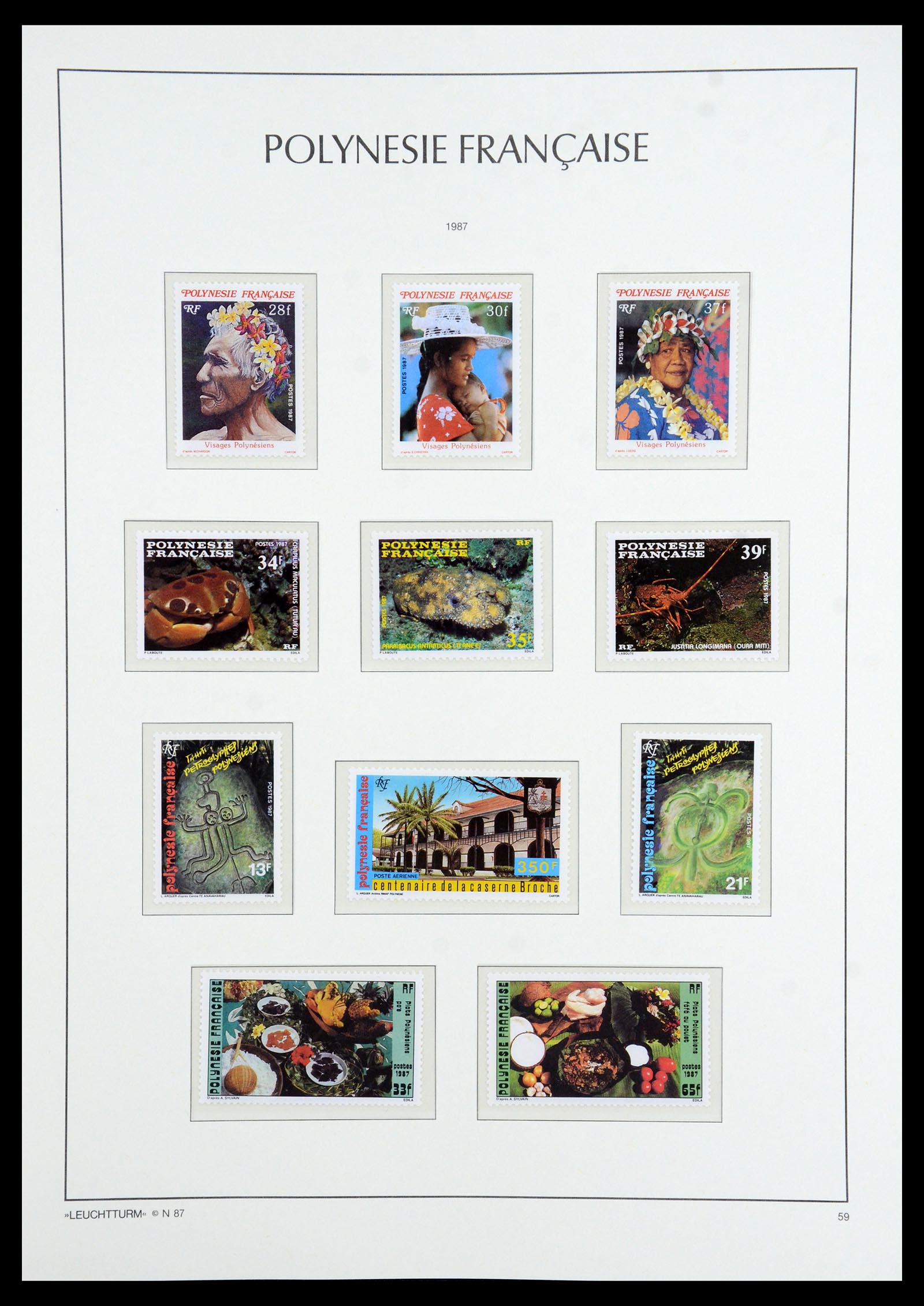 36320 057 - Postzegelverzameling 36320 Franse koloniën 1885-2008.