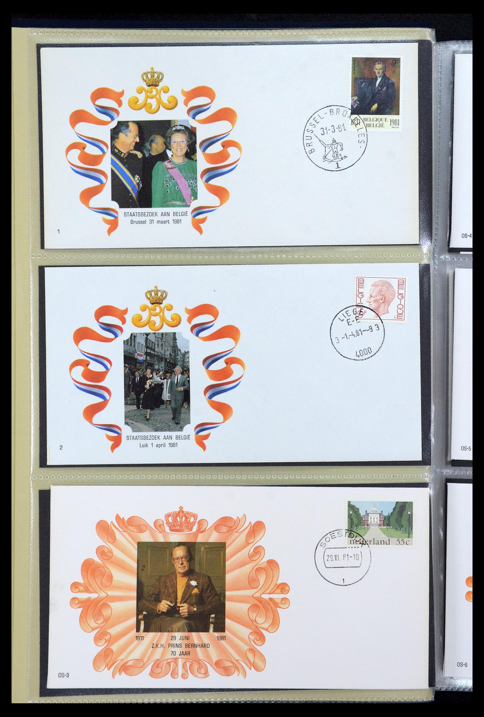 36322 002 - Postzegelverzameling 36322 Nederland koninklijk huis 1981-2013.