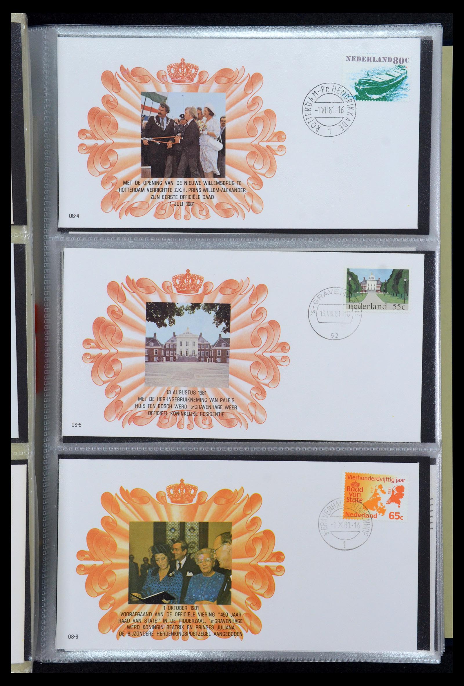 36322 003 - Postzegelverzameling 36322 Nederland koninklijk huis 1981-2013.