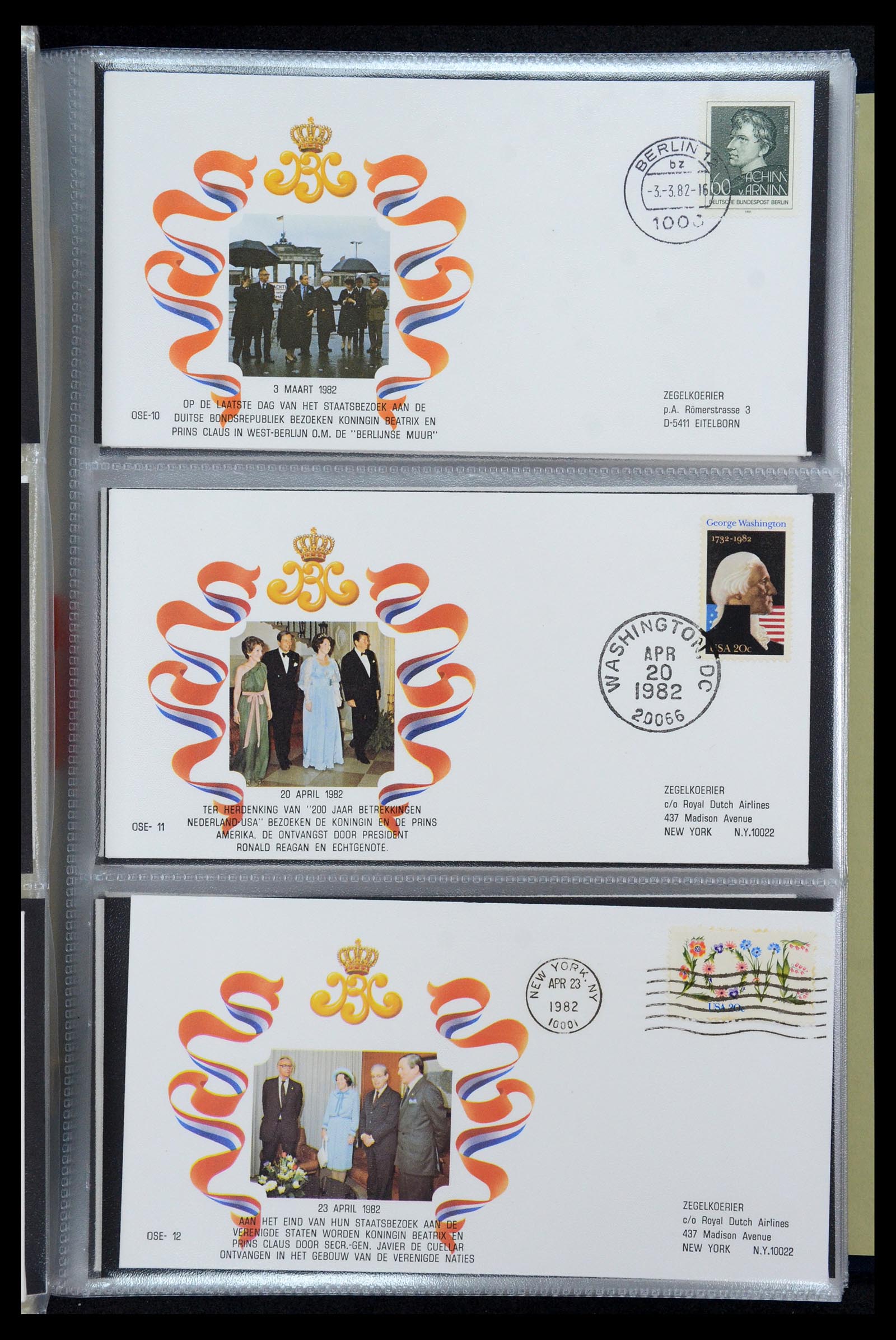 36322 005 - Postzegelverzameling 36322 Nederland koninklijk huis 1981-2013.