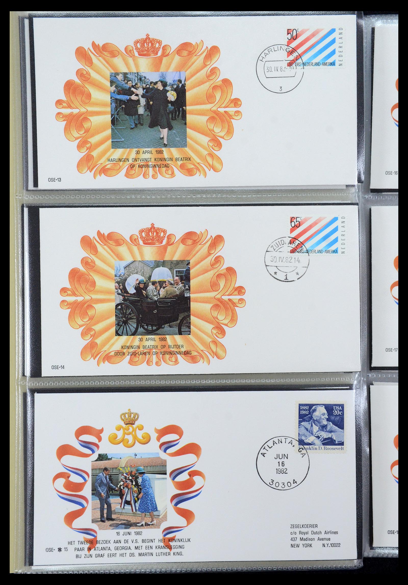 36322 006 - Postzegelverzameling 36322 Nederland koninklijk huis 1981-2013.