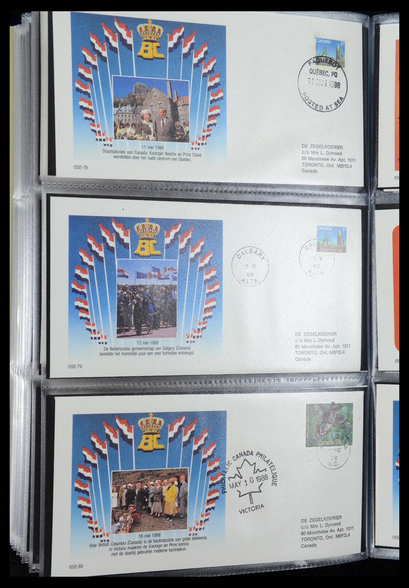 36322 029 - Stamp collection 36322 Netherlands Dutch Royal Family 1981-2013.