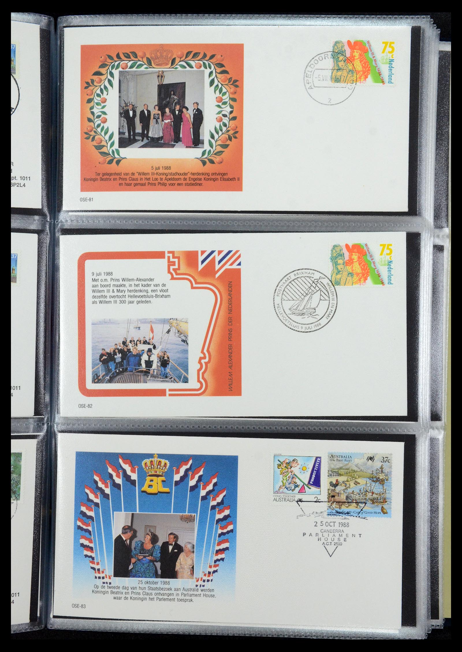 36322 030 - Postzegelverzameling 36322 Nederland koninklijk huis 1981-2013.