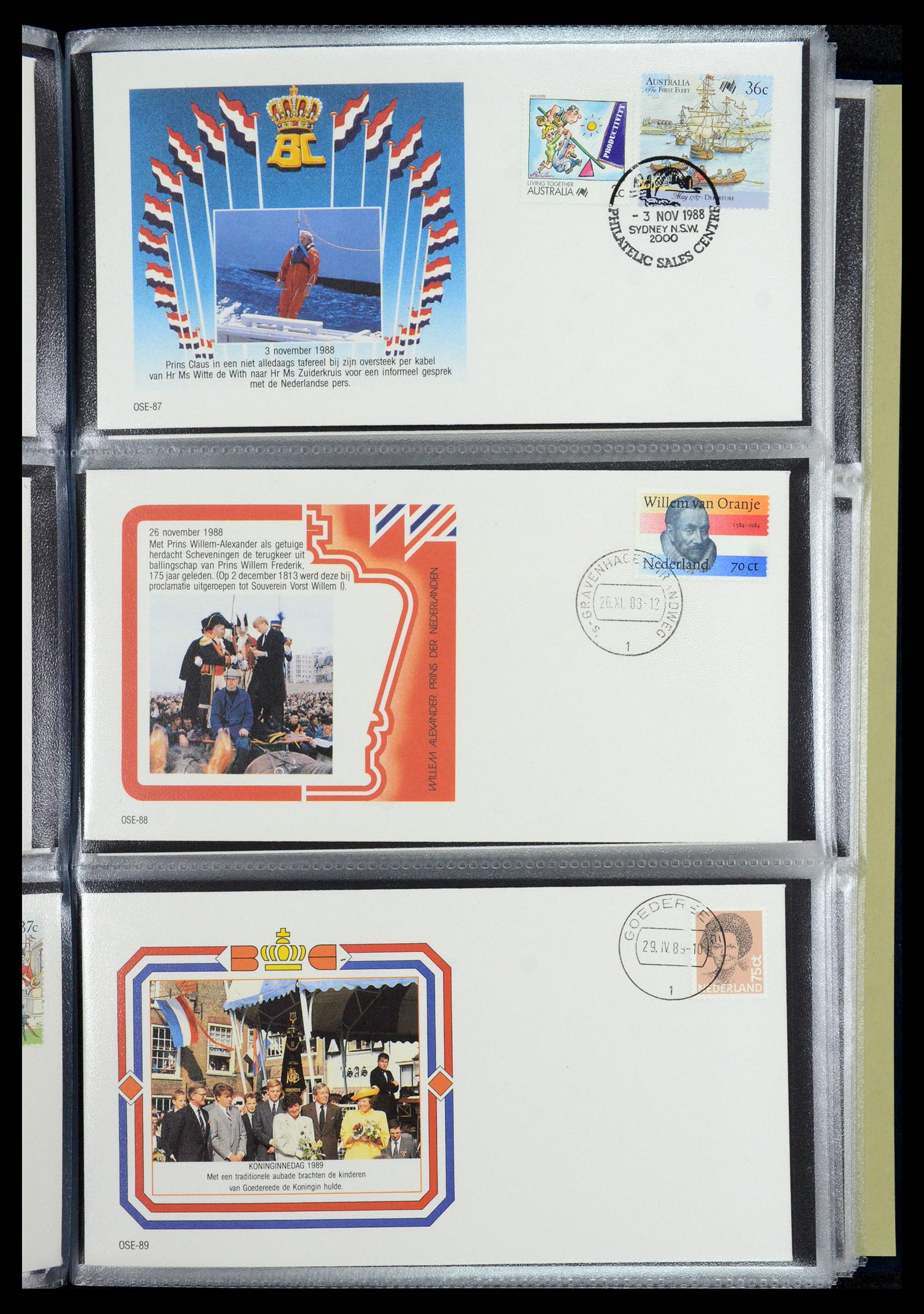 36322 032 - Postzegelverzameling 36322 Nederland koninklijk huis 1981-2013.