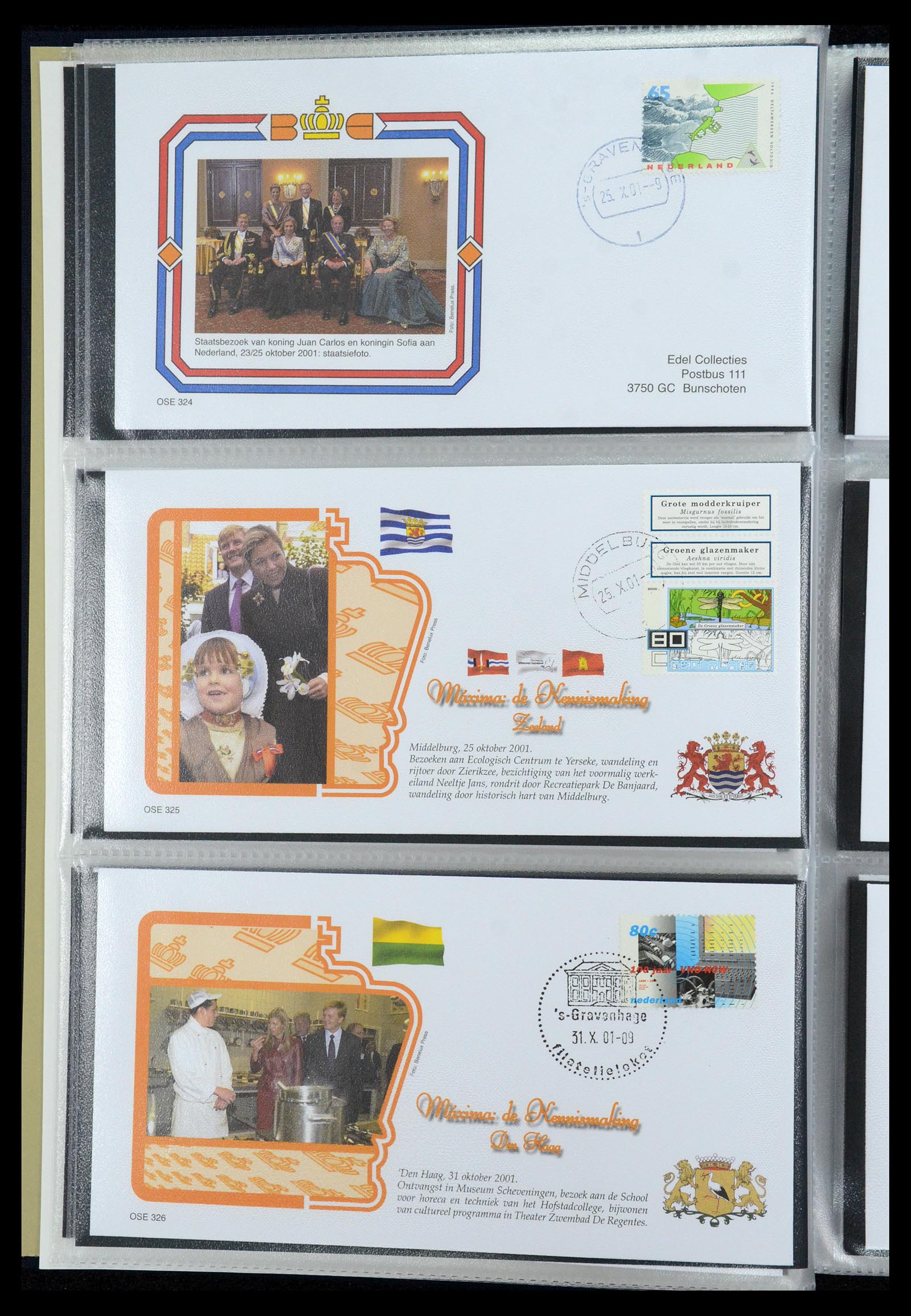36322 055 - Postzegelverzameling 36322 Nederland koninklijk huis 1981-2013.