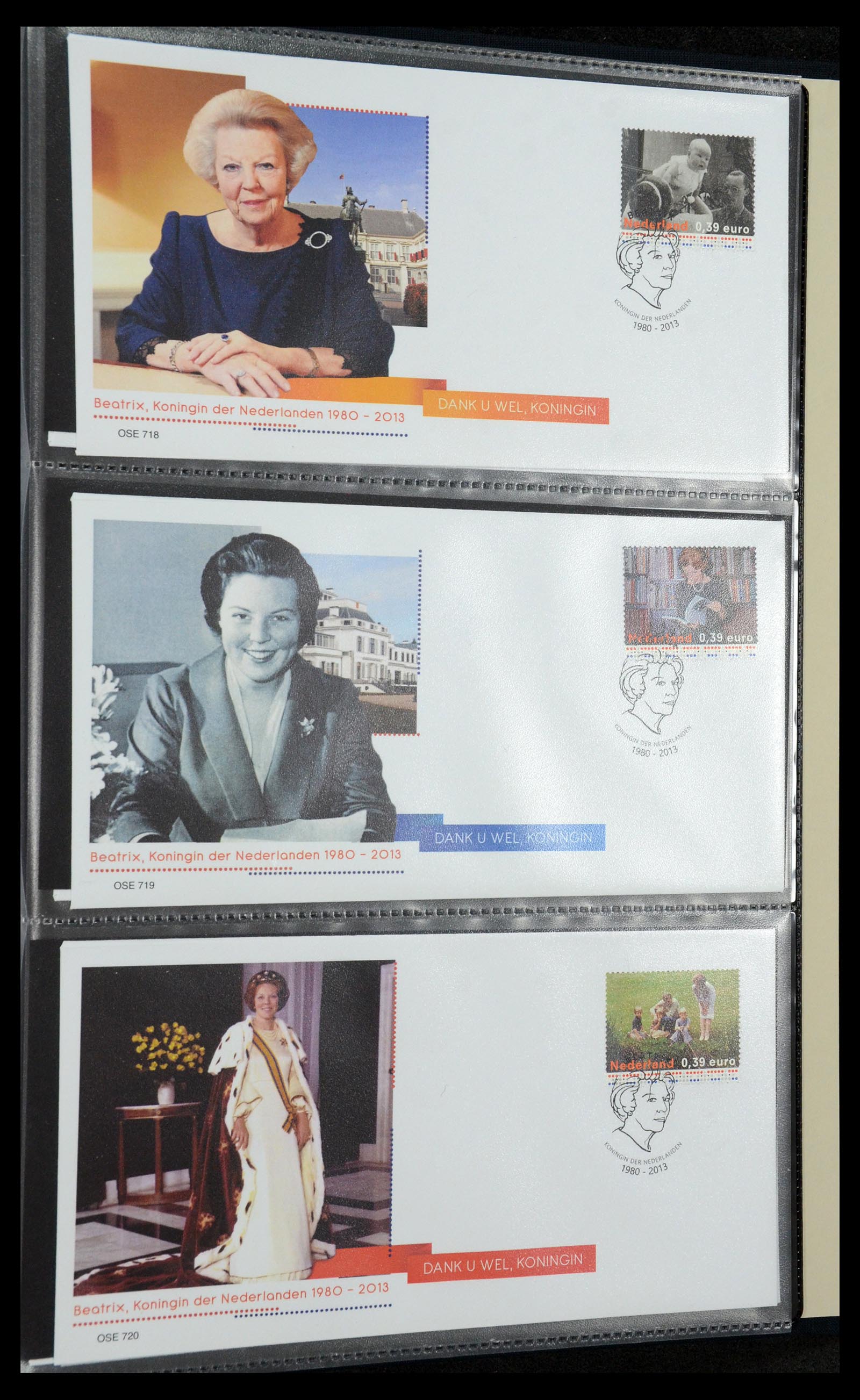 36322 246 - Stamp collection 36322 Netherlands Dutch Royal Family 1981-2013.