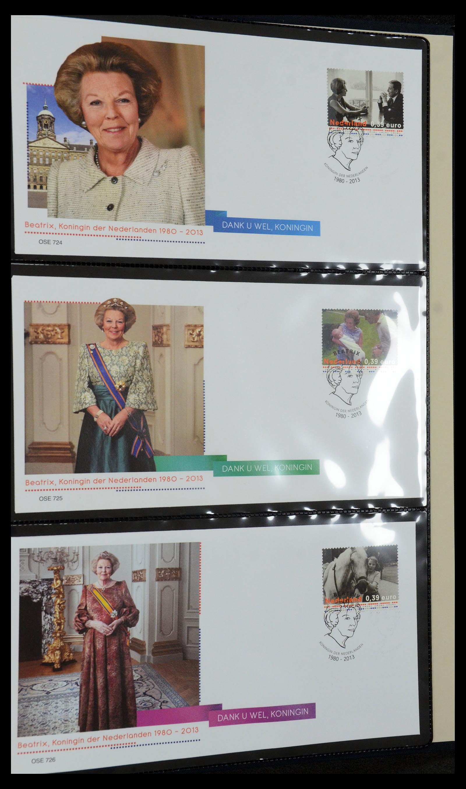36322 249 - Stamp collection 36322 Netherlands Dutch Royal Family 1981-2013.