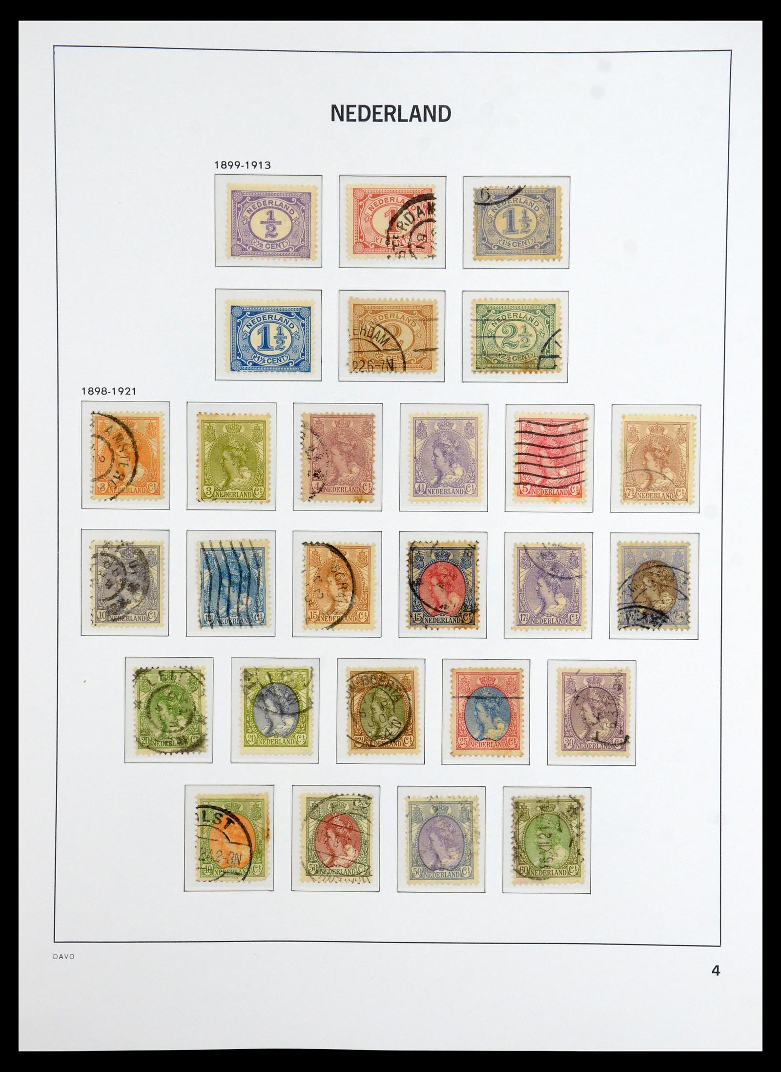 36327 004 - Postzegelverzameling 36327 Nederland 1852-1969.