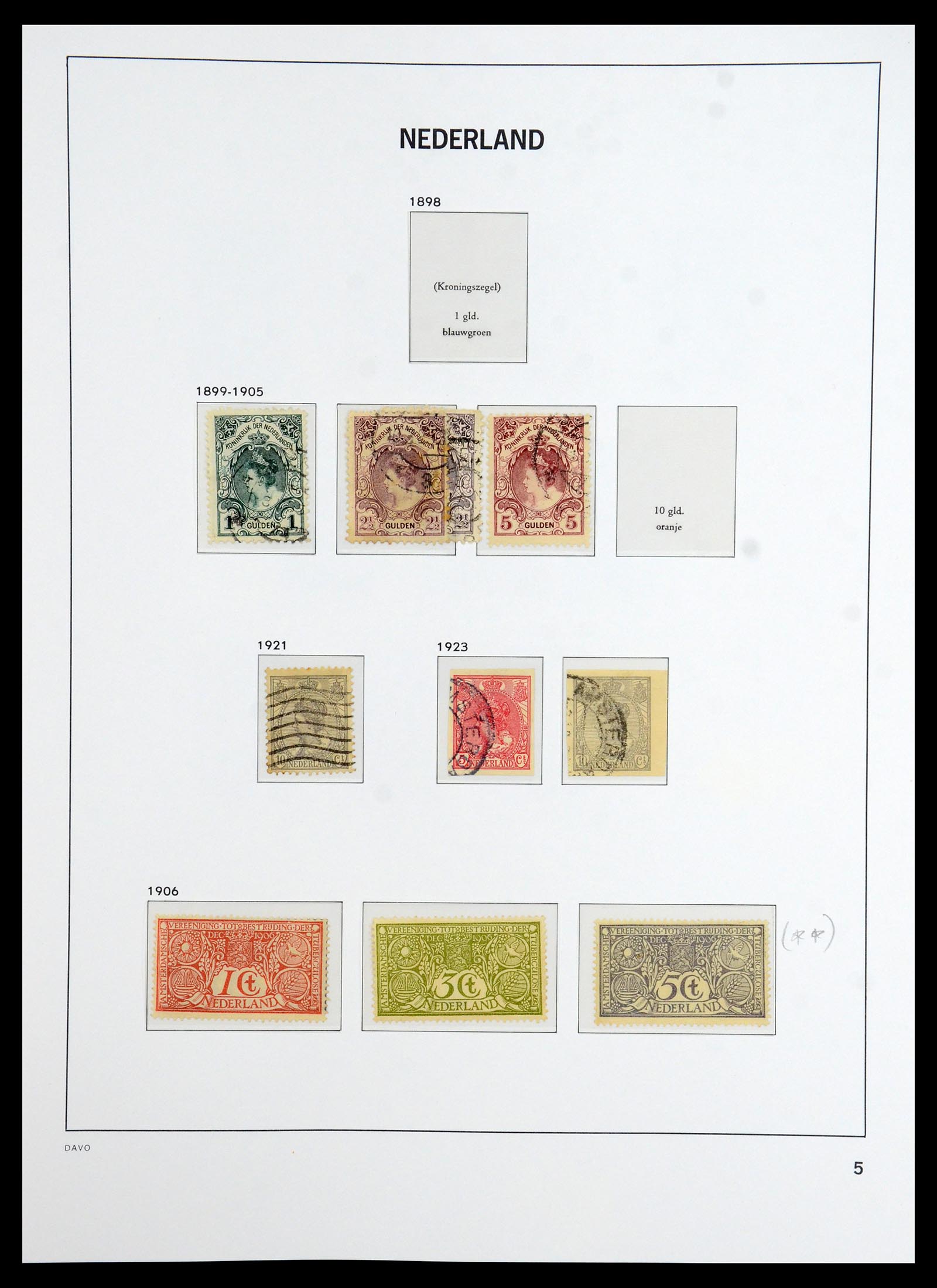 36327 005 - Postzegelverzameling 36327 Nederland 1852-1969.