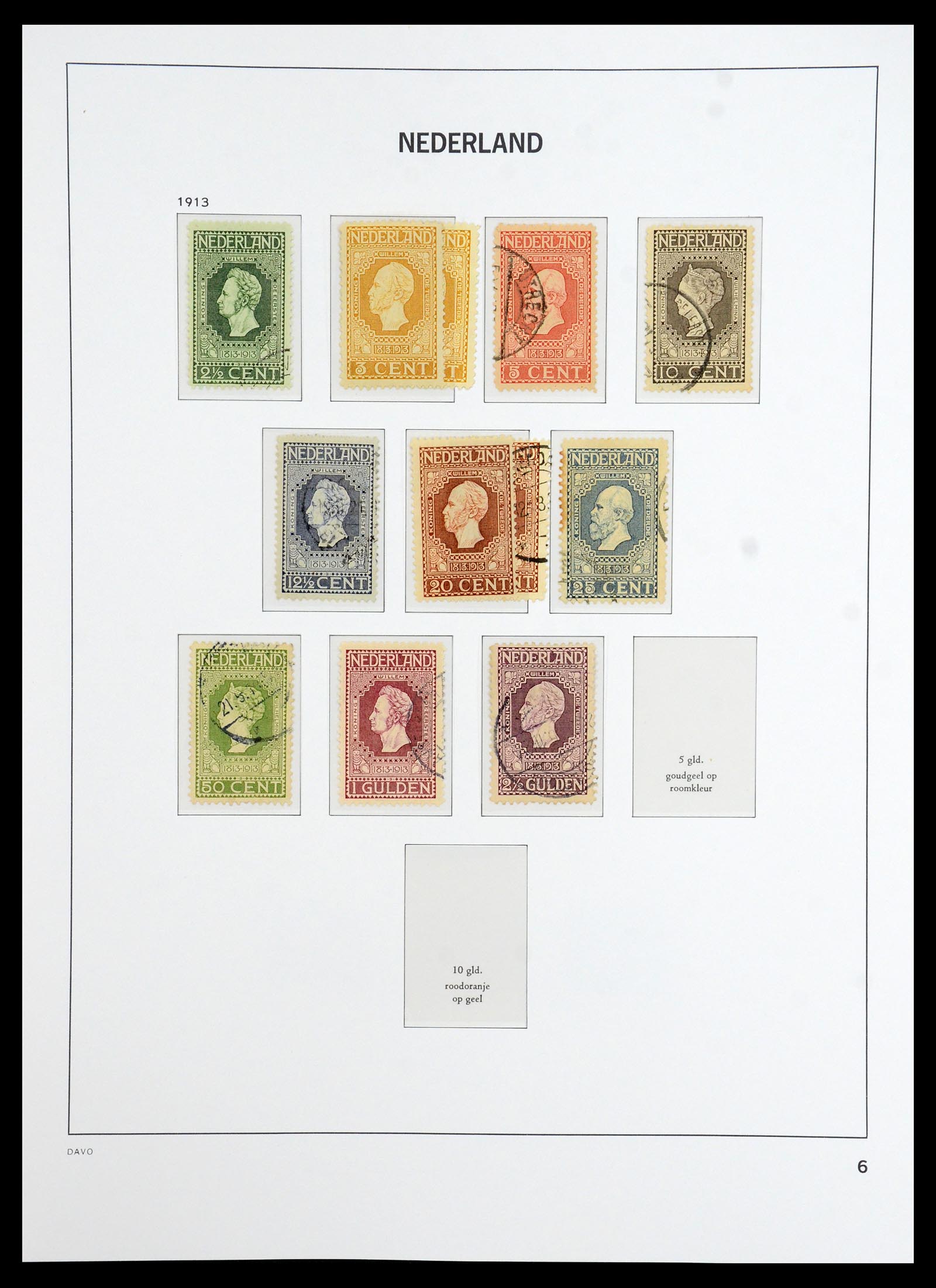36327 006 - Postzegelverzameling 36327 Nederland 1852-1969.