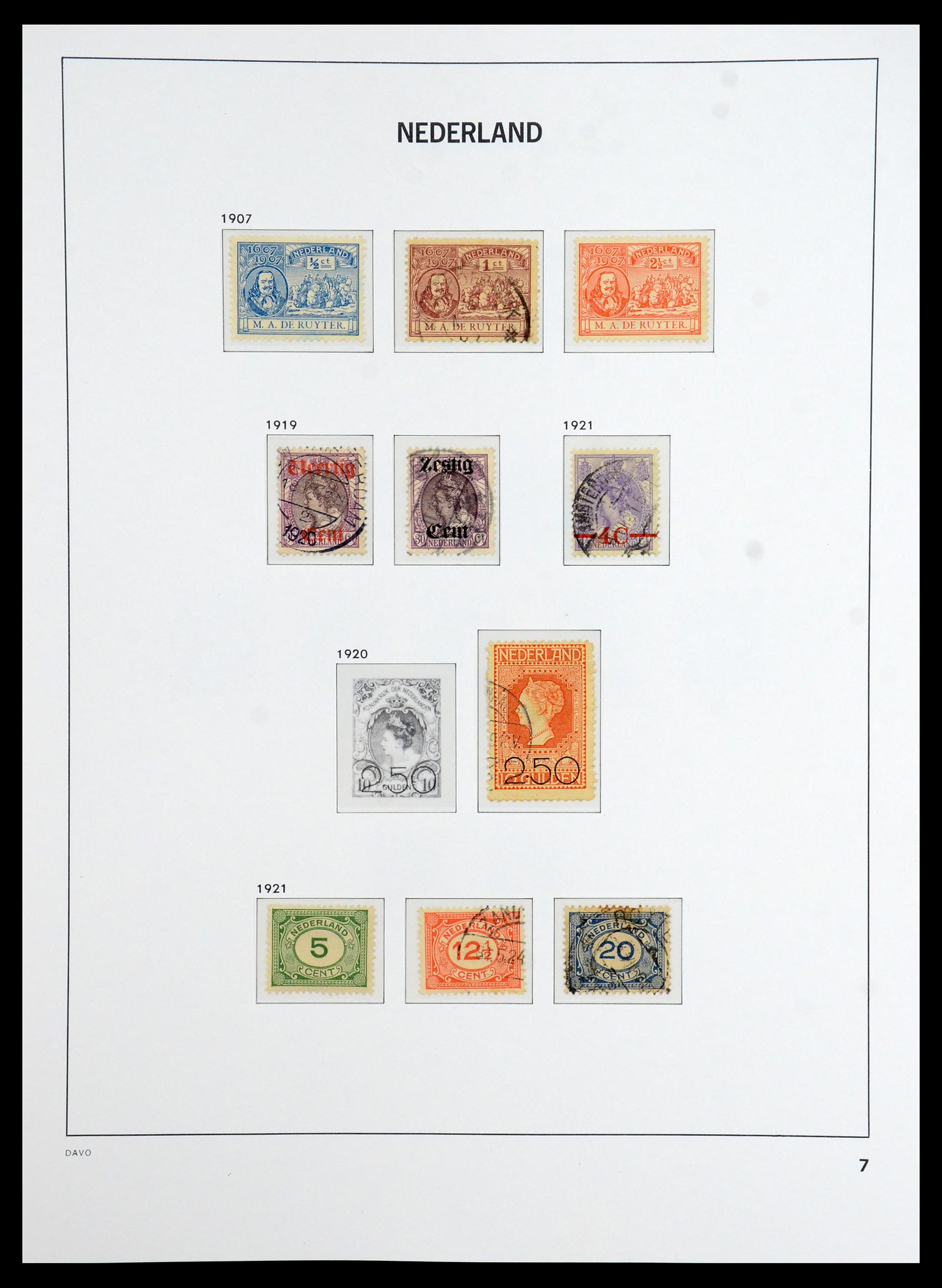 36327 007 - Postzegelverzameling 36327 Nederland 1852-1969.