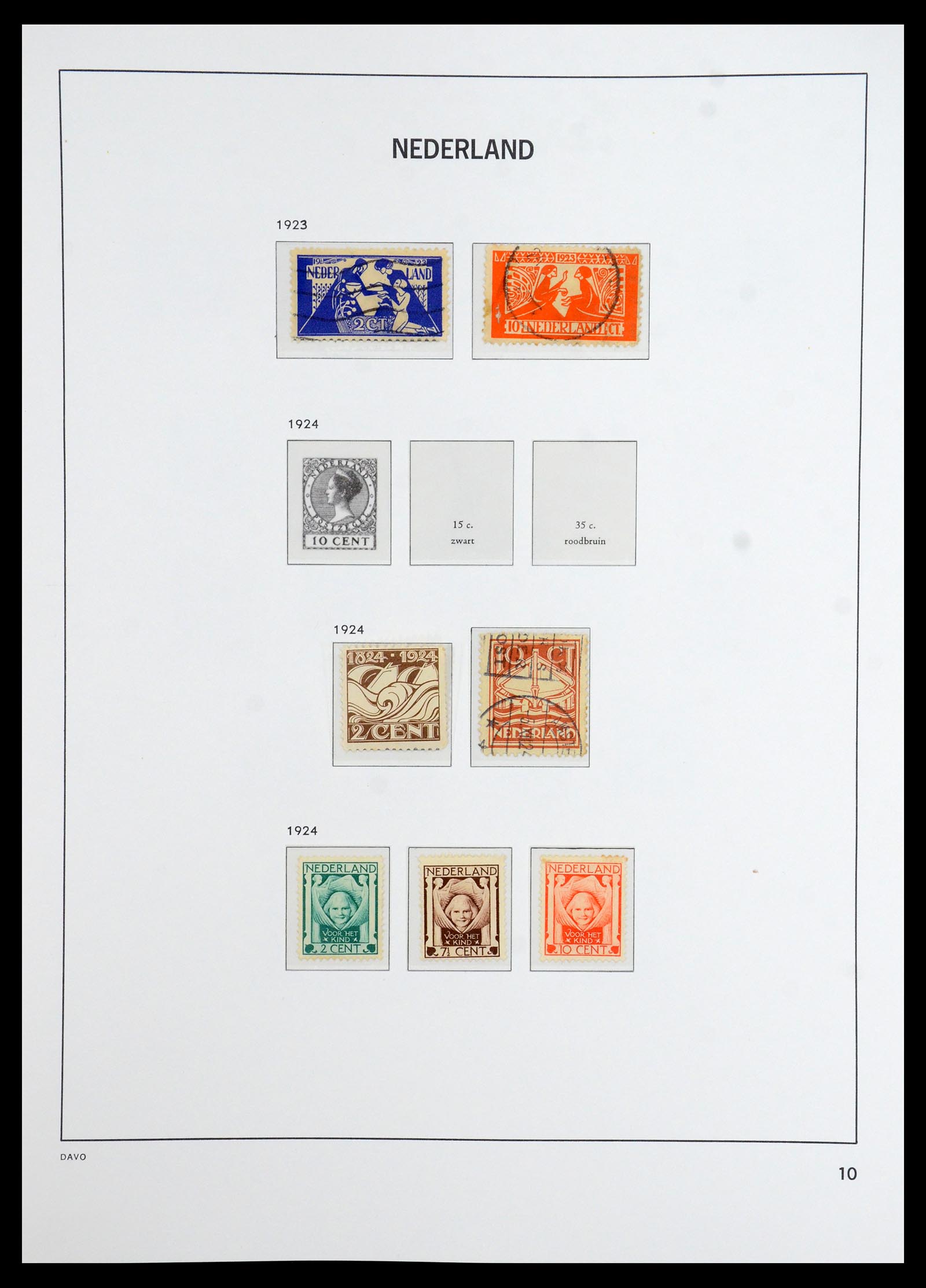 36327 010 - Postzegelverzameling 36327 Nederland 1852-1969.
