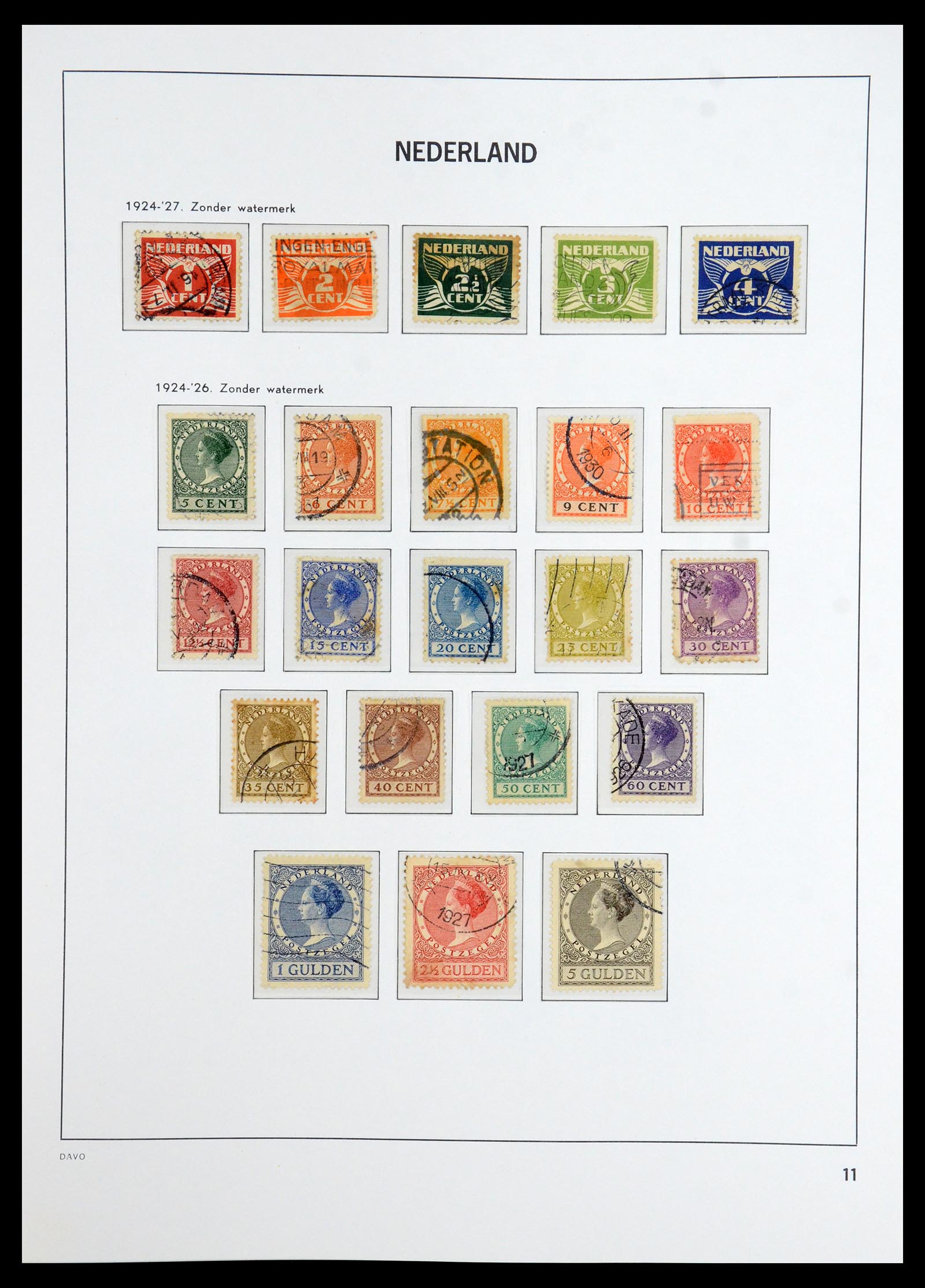 36327 011 - Postzegelverzameling 36327 Nederland 1852-1969.
