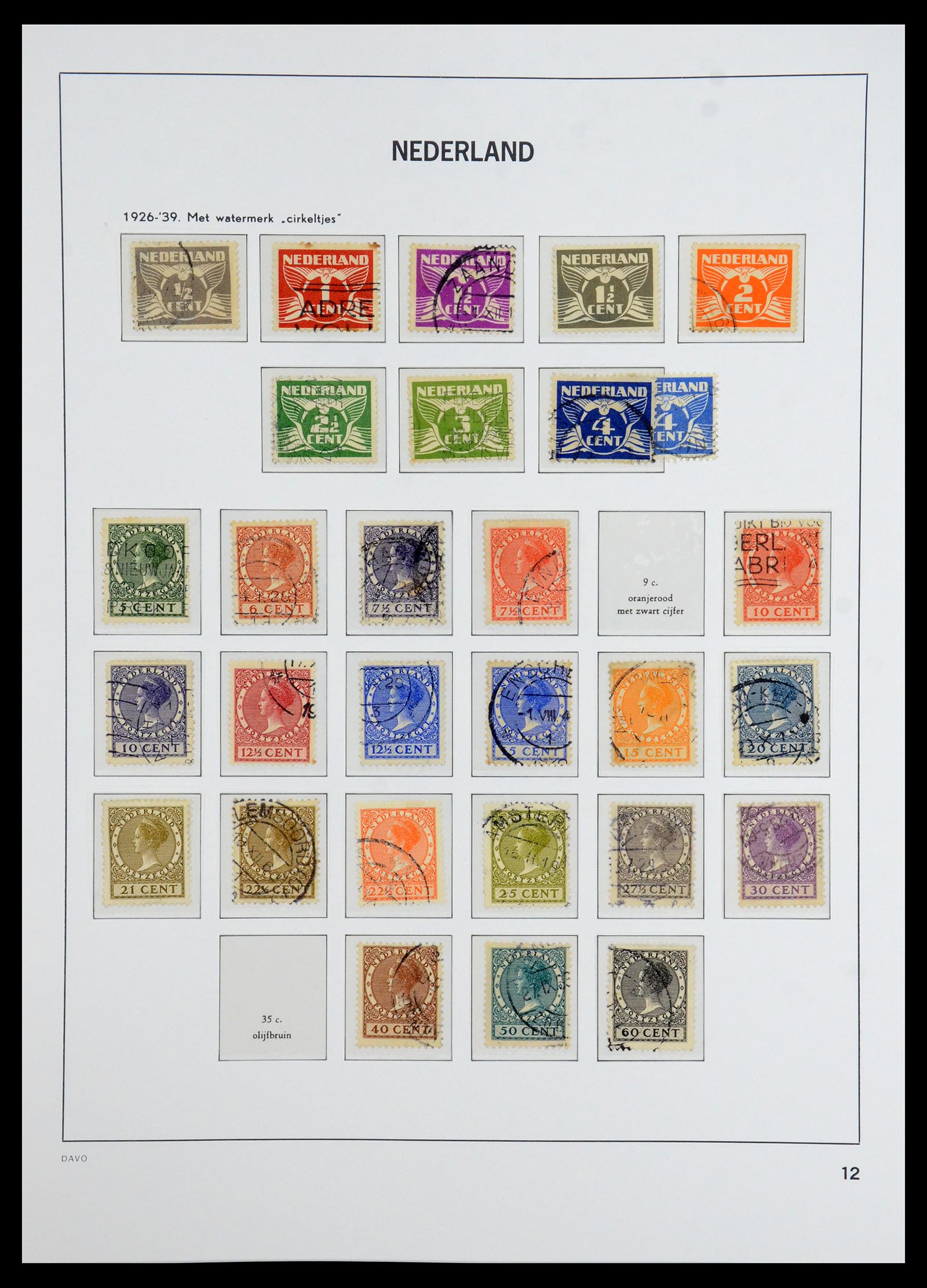 36327 012 - Postzegelverzameling 36327 Nederland 1852-1969.