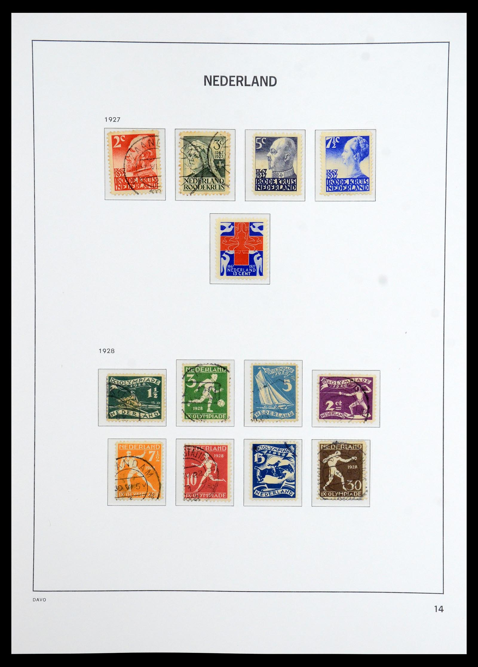 36327 014 - Postzegelverzameling 36327 Nederland 1852-1969.