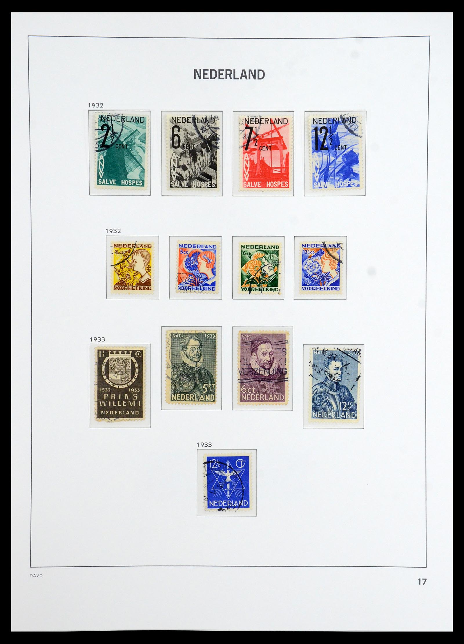36327 017 - Postzegelverzameling 36327 Nederland 1852-1969.