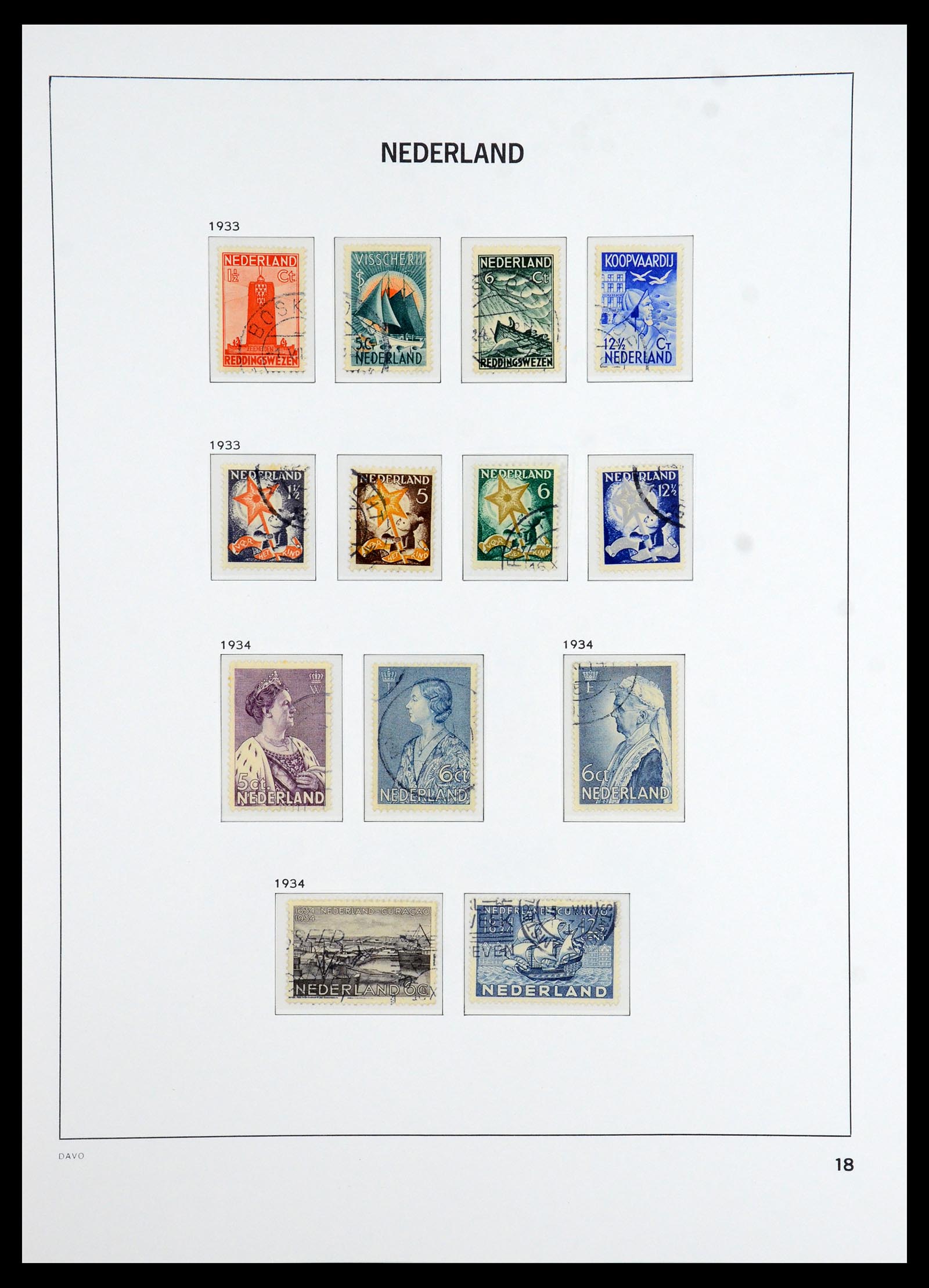 36327 018 - Postzegelverzameling 36327 Nederland 1852-1969.