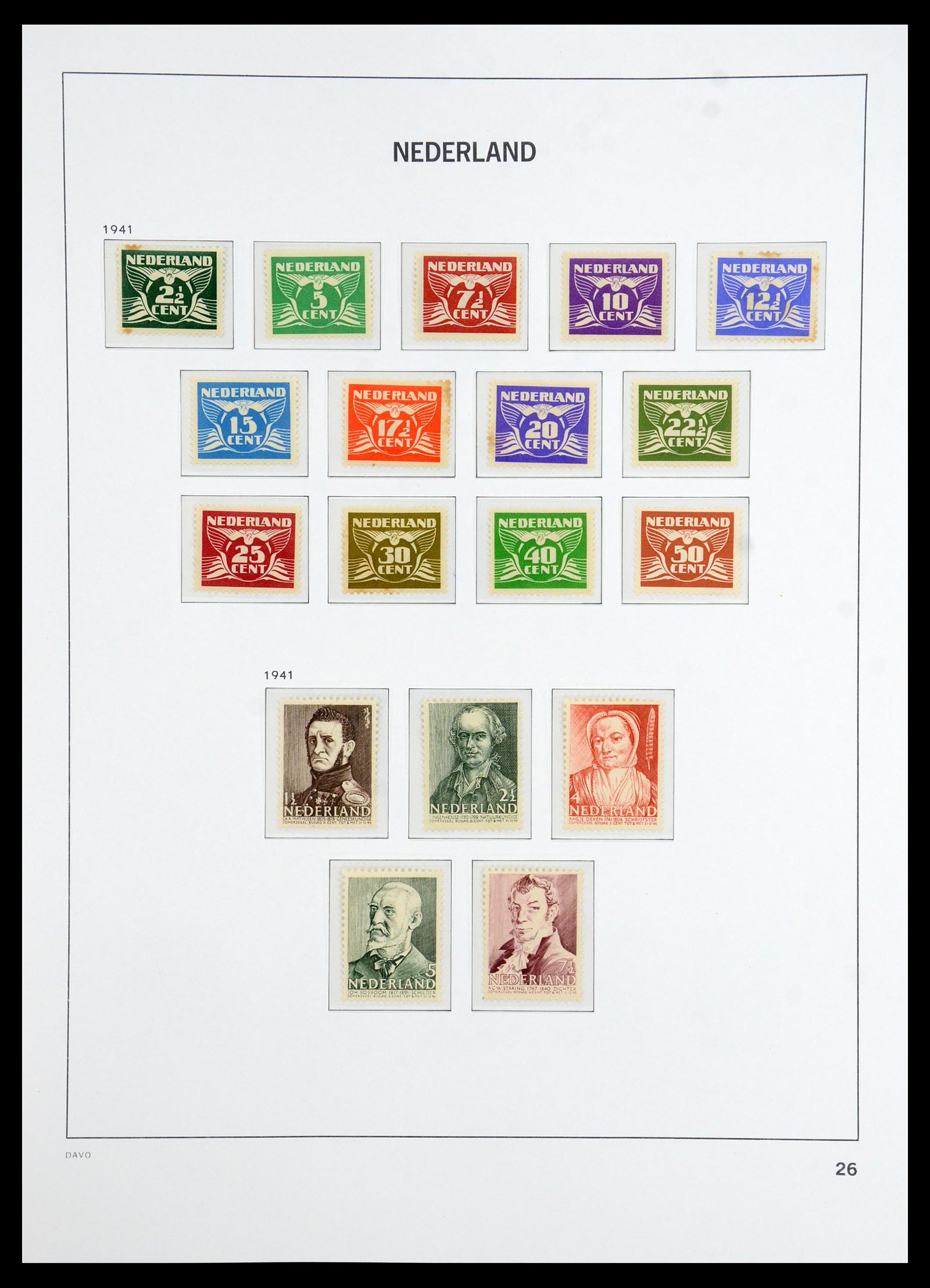 36327 026 - Postzegelverzameling 36327 Nederland 1852-1969.