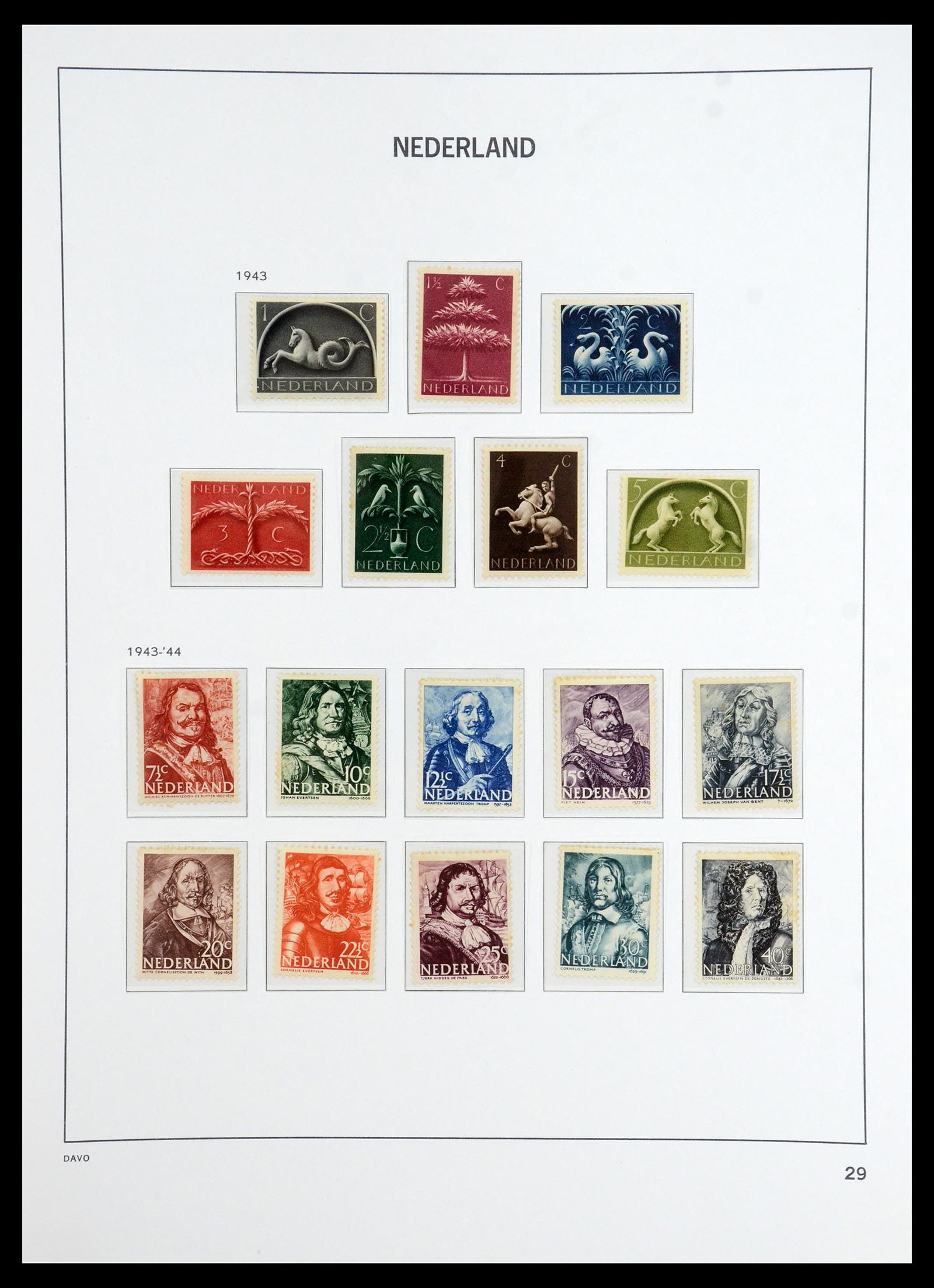 36327 028 - Postzegelverzameling 36327 Nederland 1852-1969.