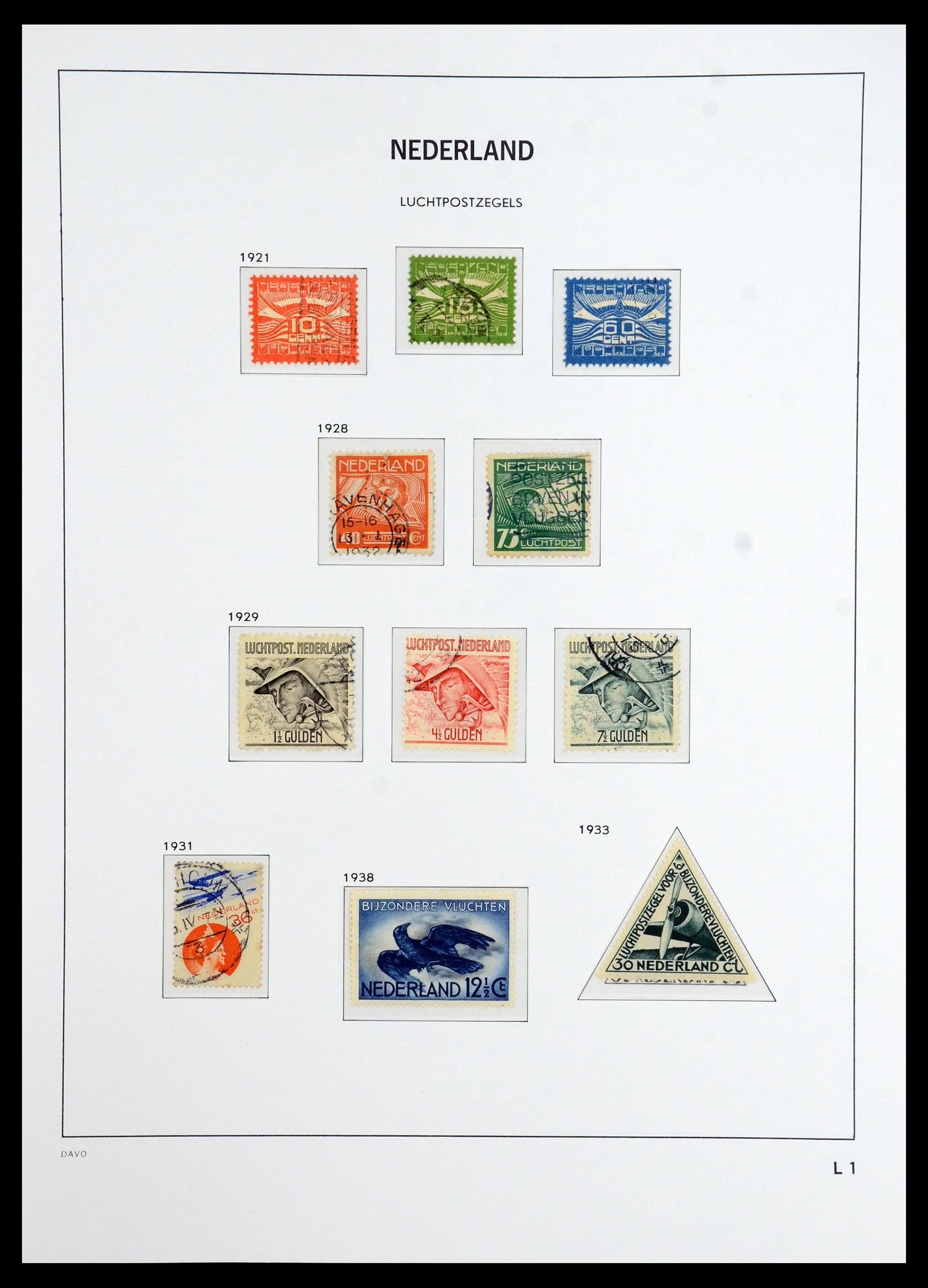 36327 030 - Postzegelverzameling 36327 Nederland 1852-1969.