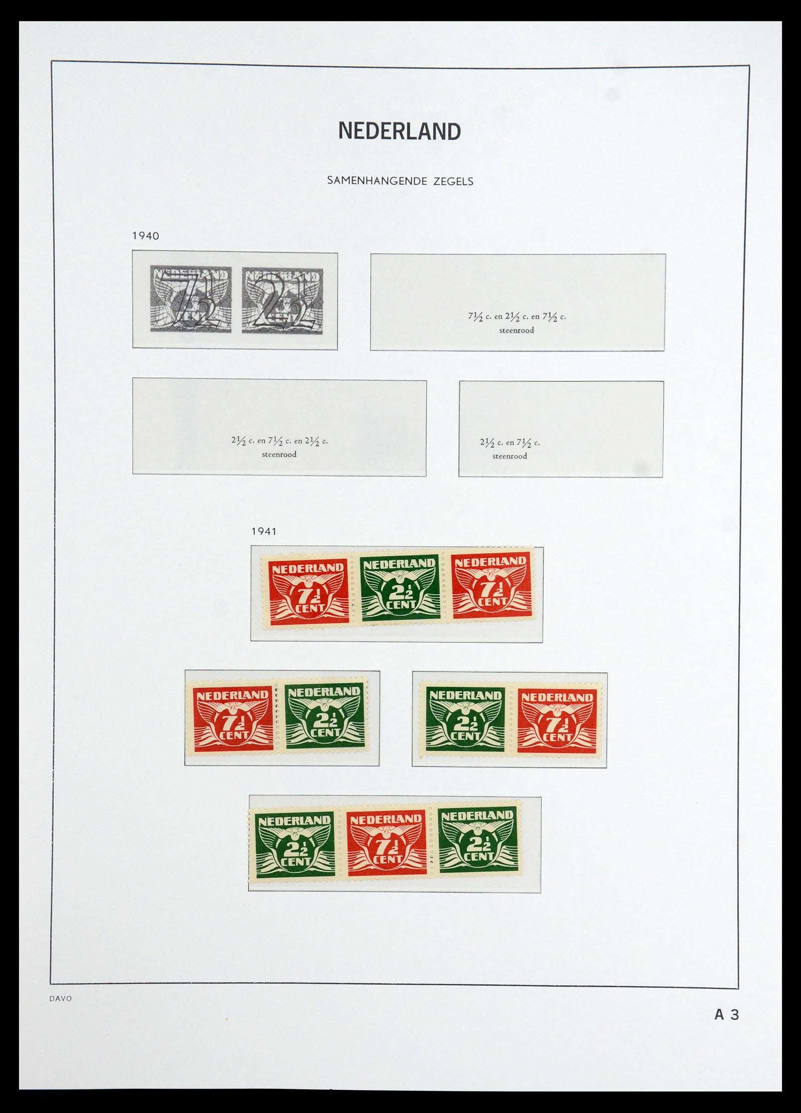 36327 032 - Postzegelverzameling 36327 Nederland 1852-1969.