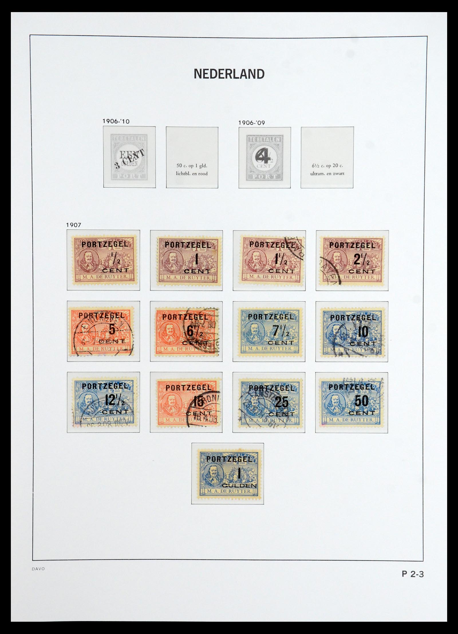 36327 035 - Postzegelverzameling 36327 Nederland 1852-1969.