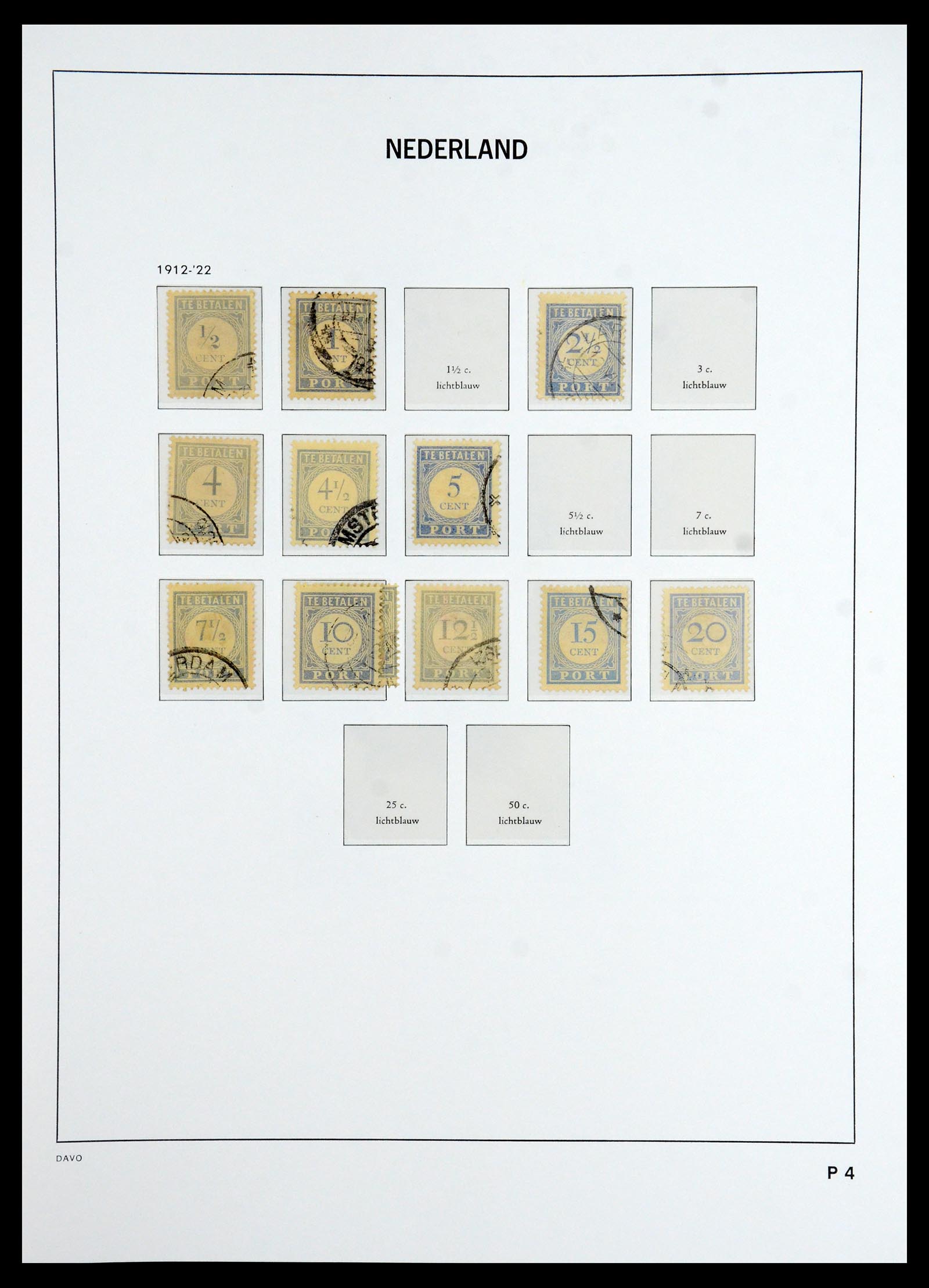 36327 036 - Postzegelverzameling 36327 Nederland 1852-1969.