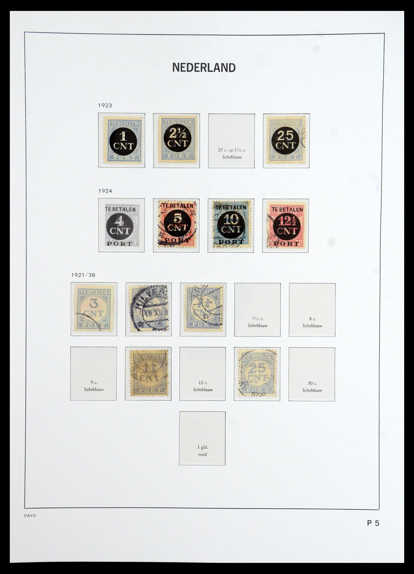 36327 037 - Postzegelverzameling 36327 Nederland 1852-1969.