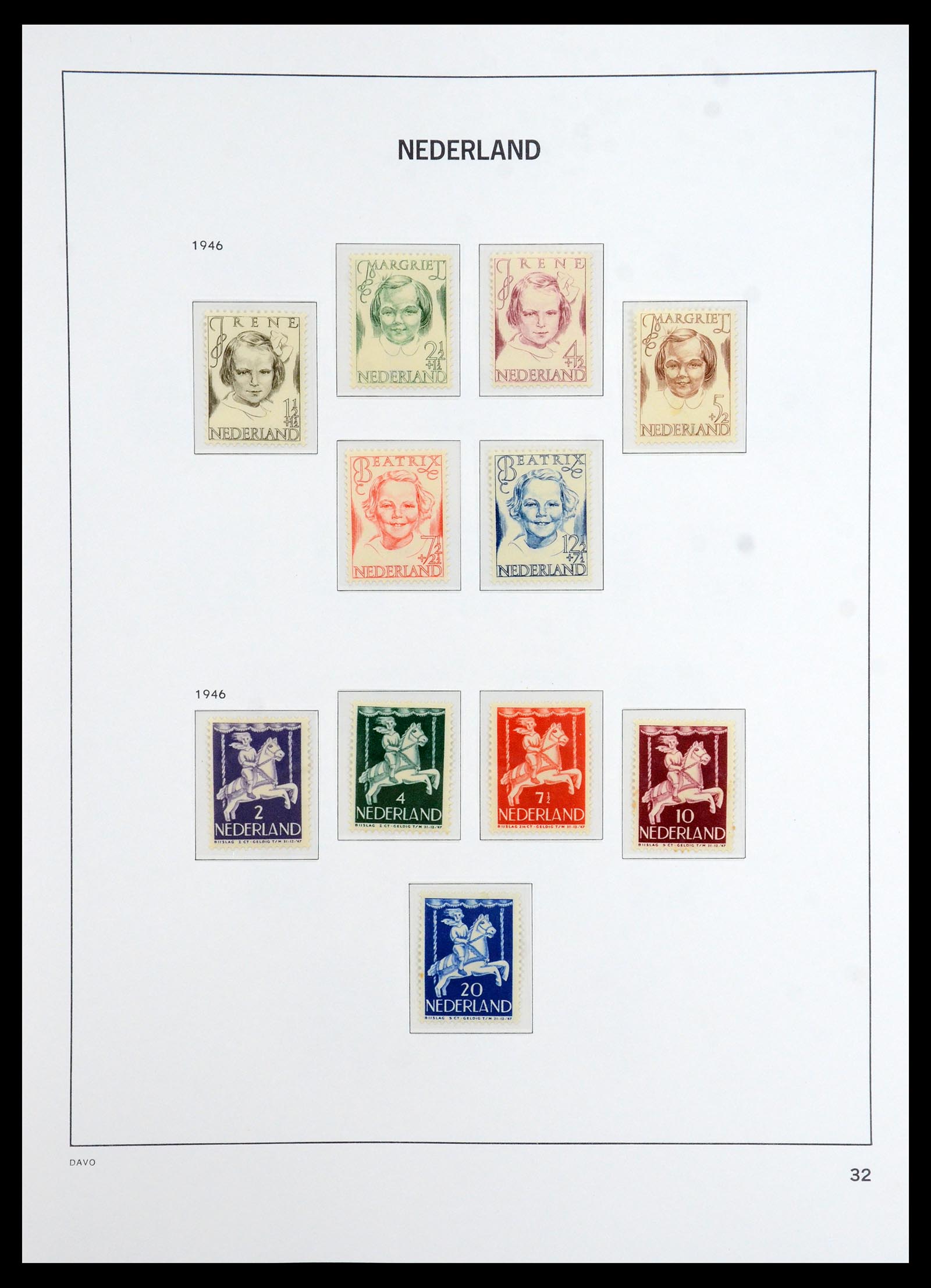 36327 040 - Postzegelverzameling 36327 Nederland 1852-1969.