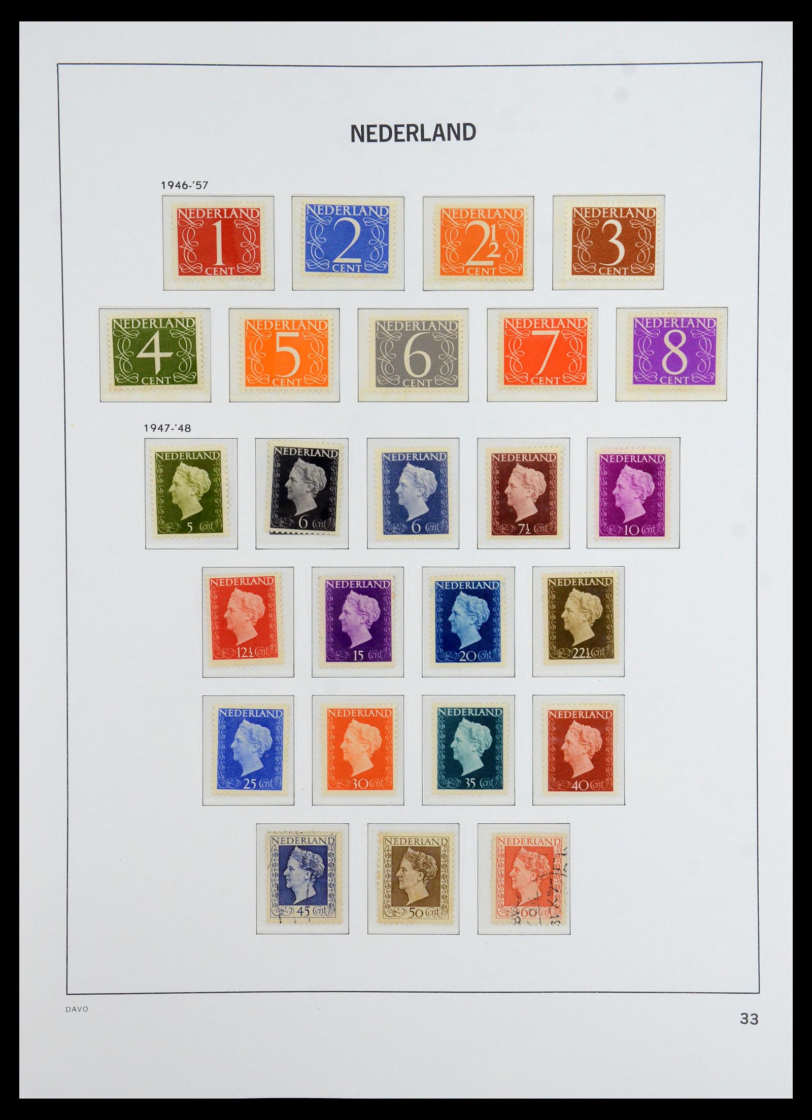 36327 041 - Postzegelverzameling 36327 Nederland 1852-1969.